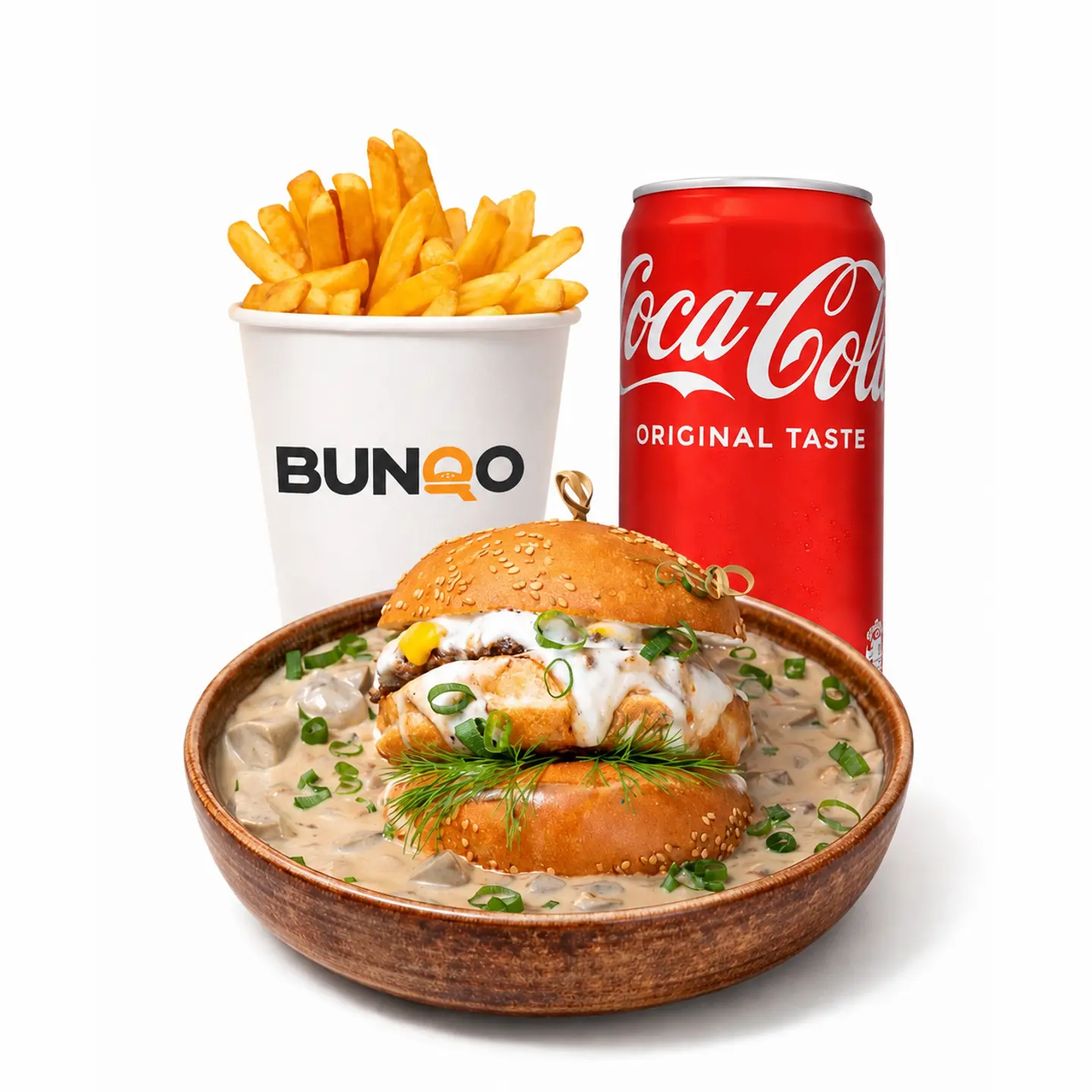 Mushroom Dip Crispy Meal
