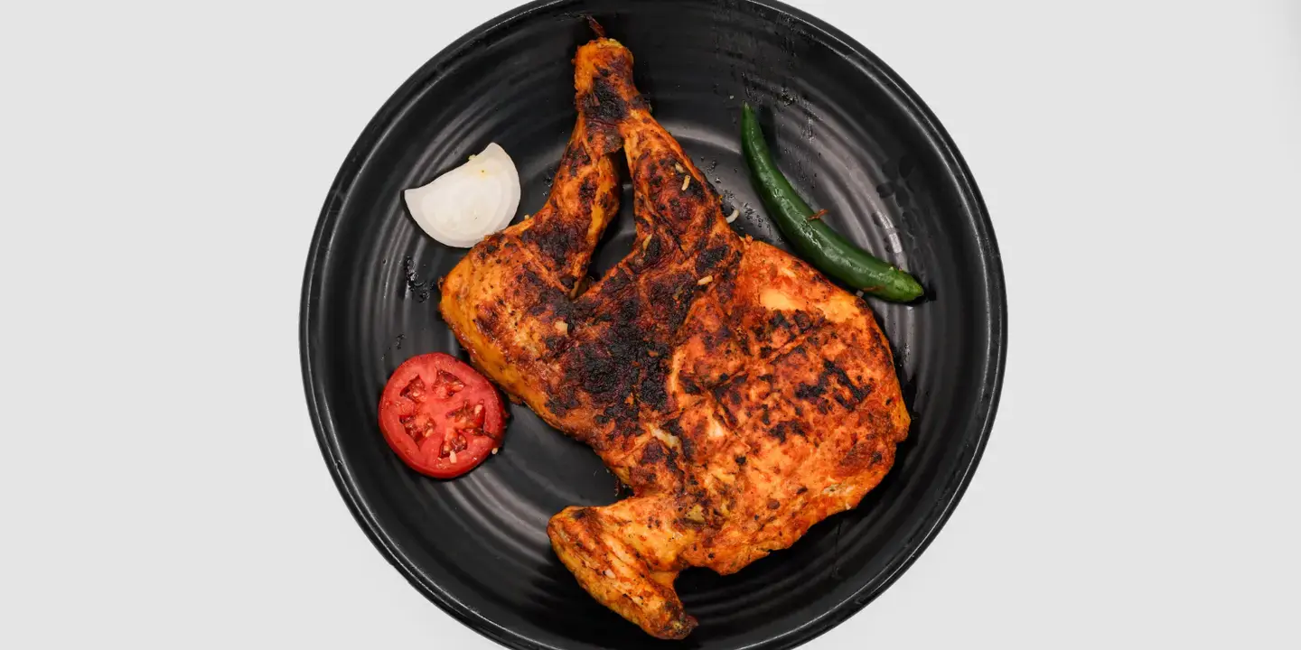Charcoal Chicken Without Rice - Half