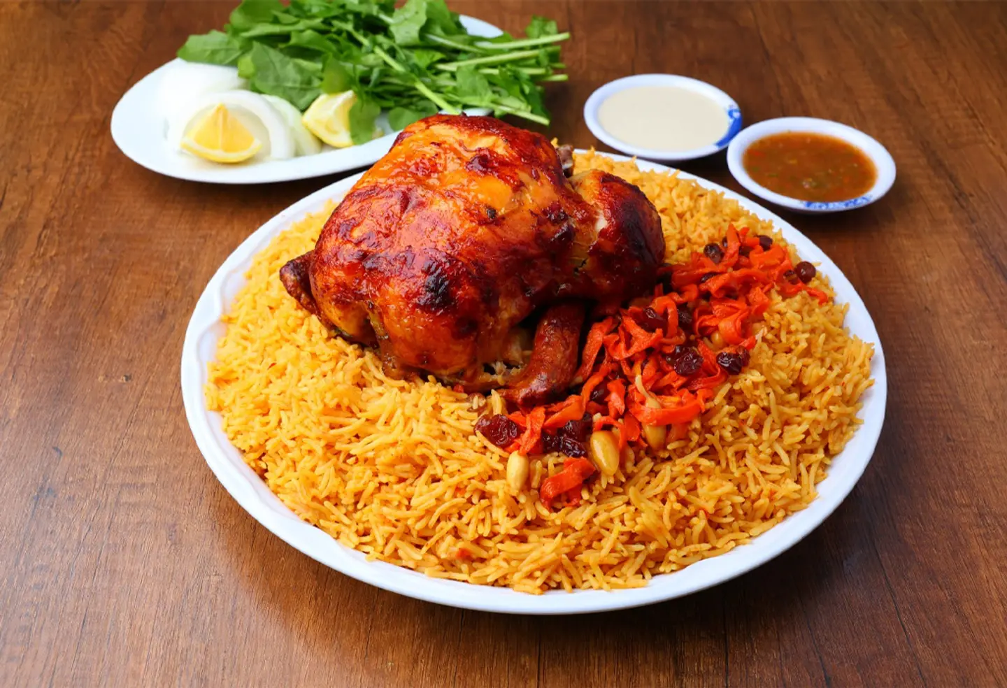 Grilled Chicken With Rice - Half