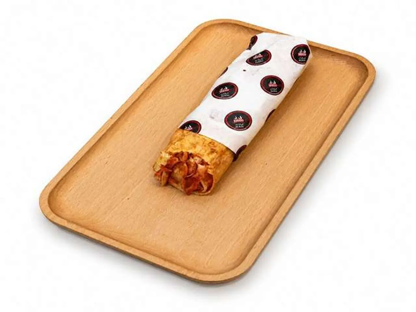 Spicy Chicken Shawarma With Red Bread