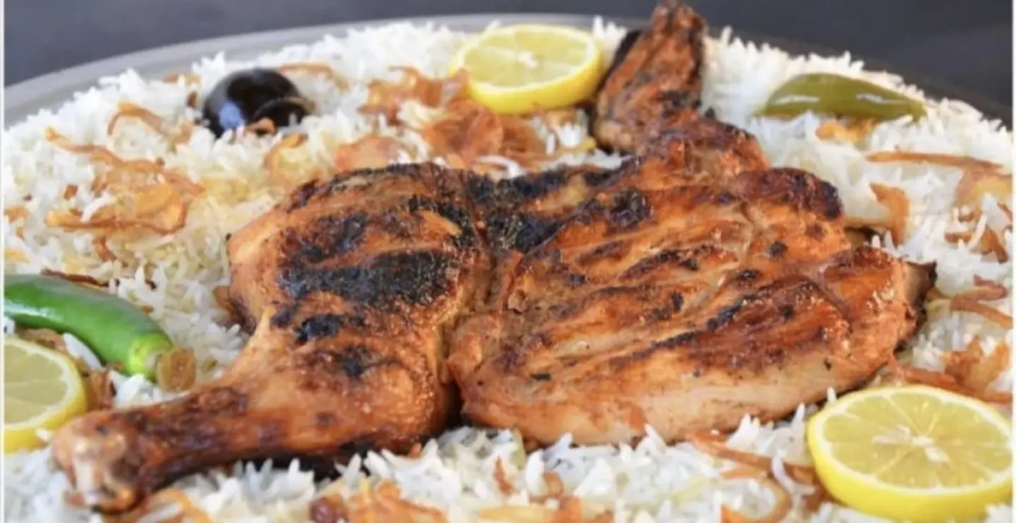 نصف دجاج مظبي
