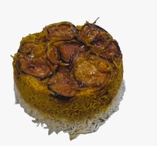 مقلوبة دجاج صحن