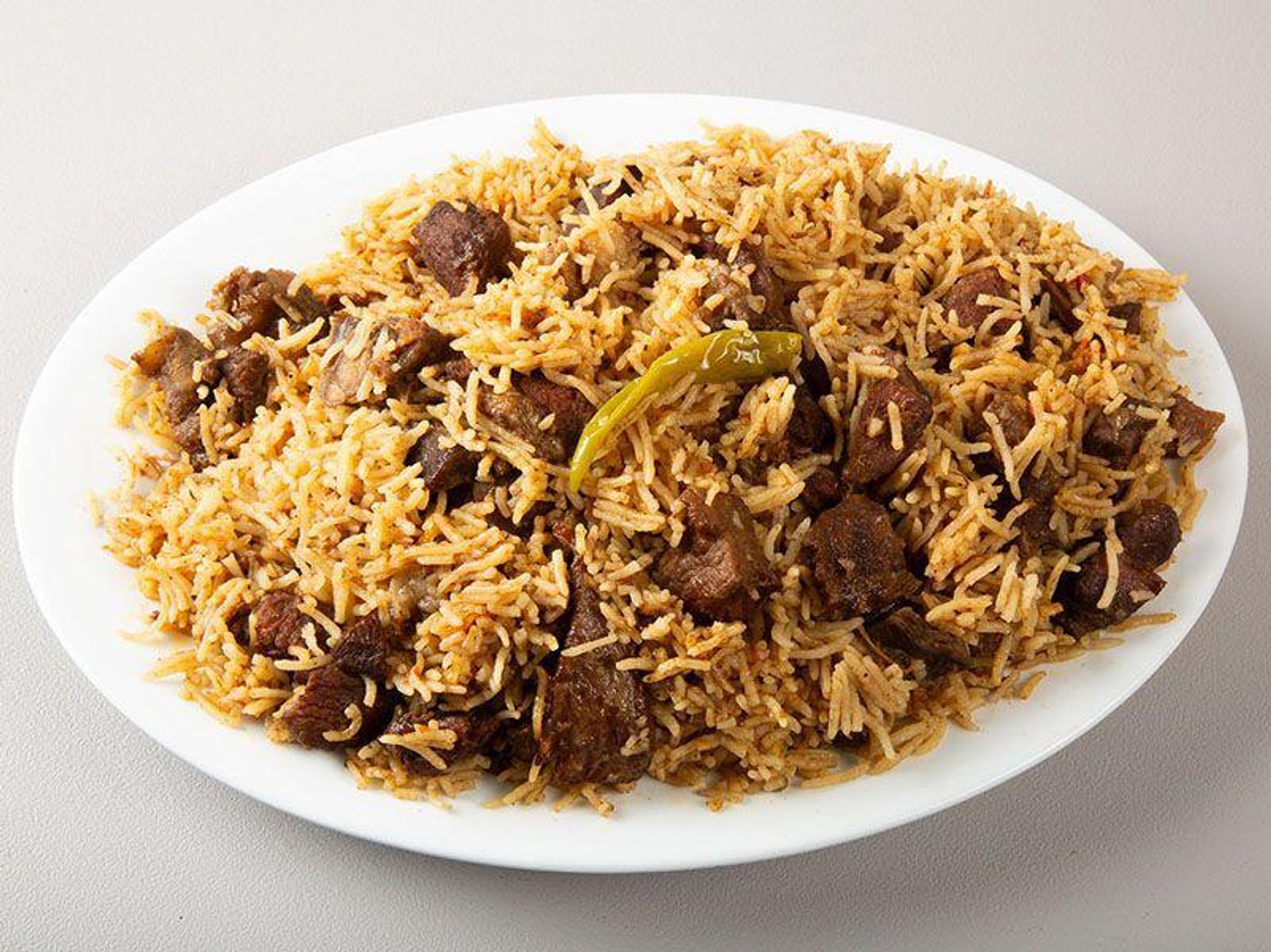 بنو لحم بقري بولاو - نصف