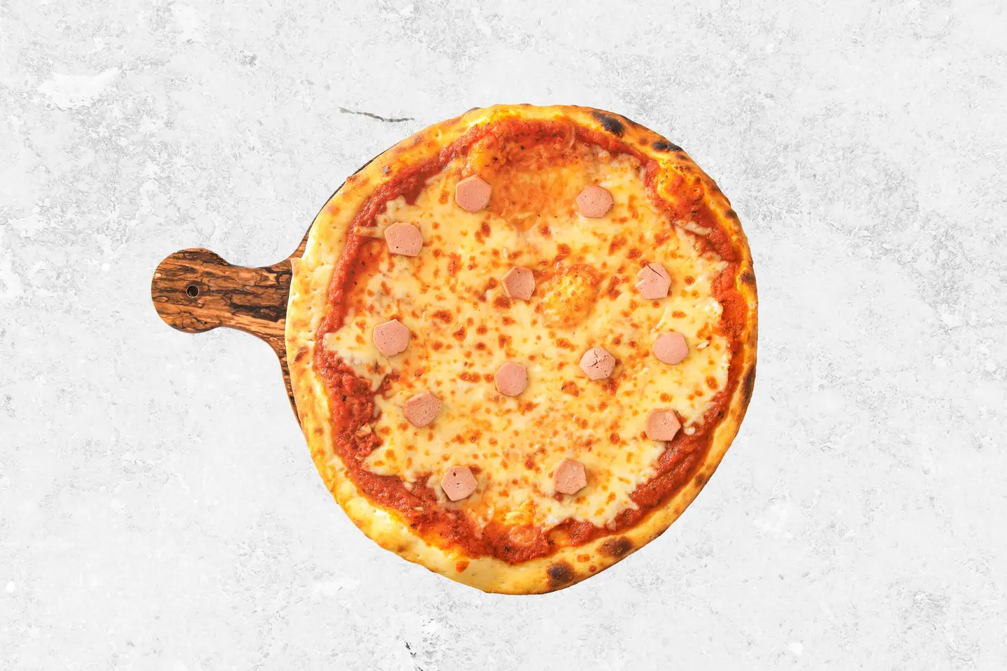 Plain Sausage Pizza