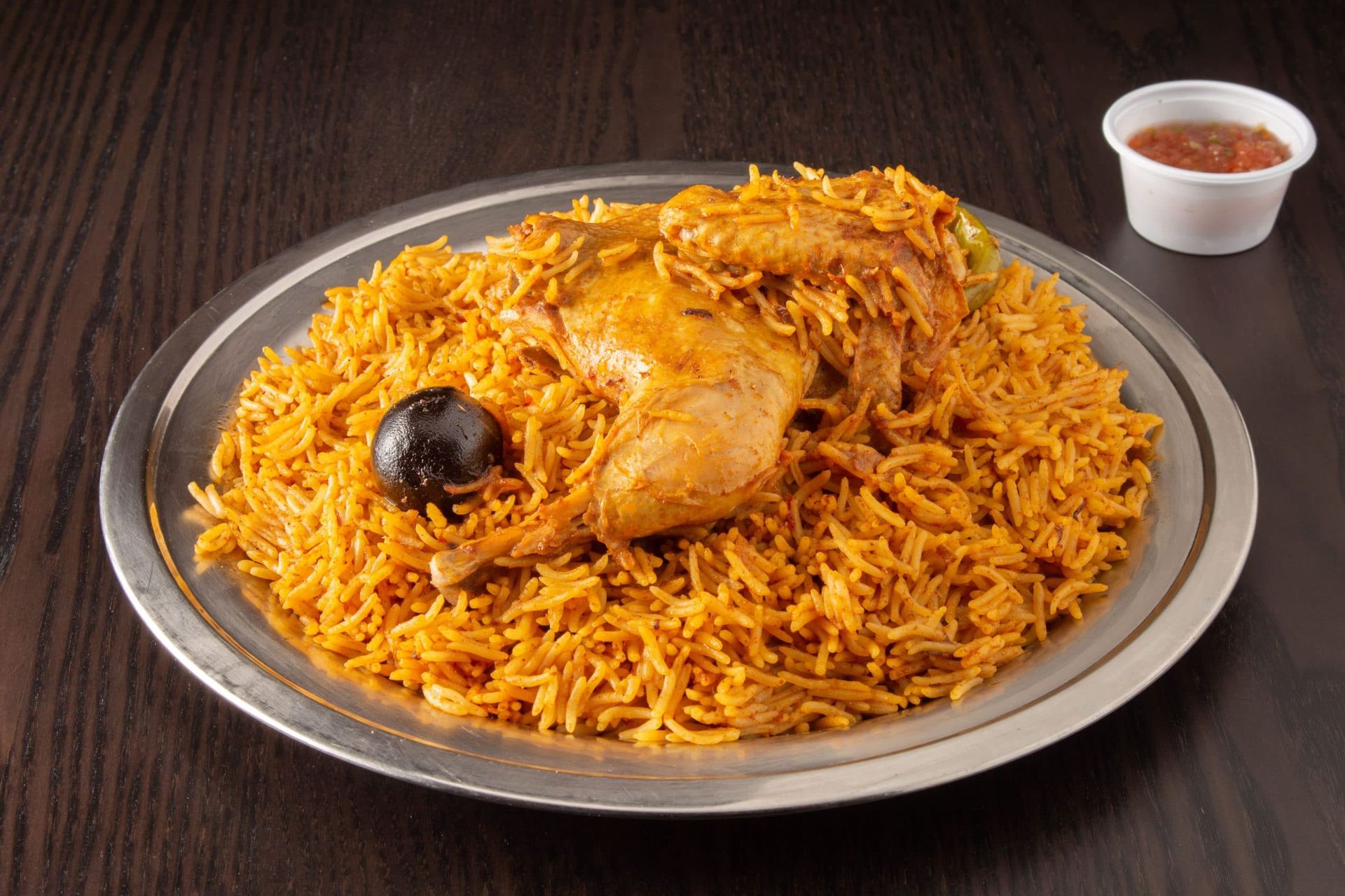 دجاج مضغوط مكشن - نص حبة