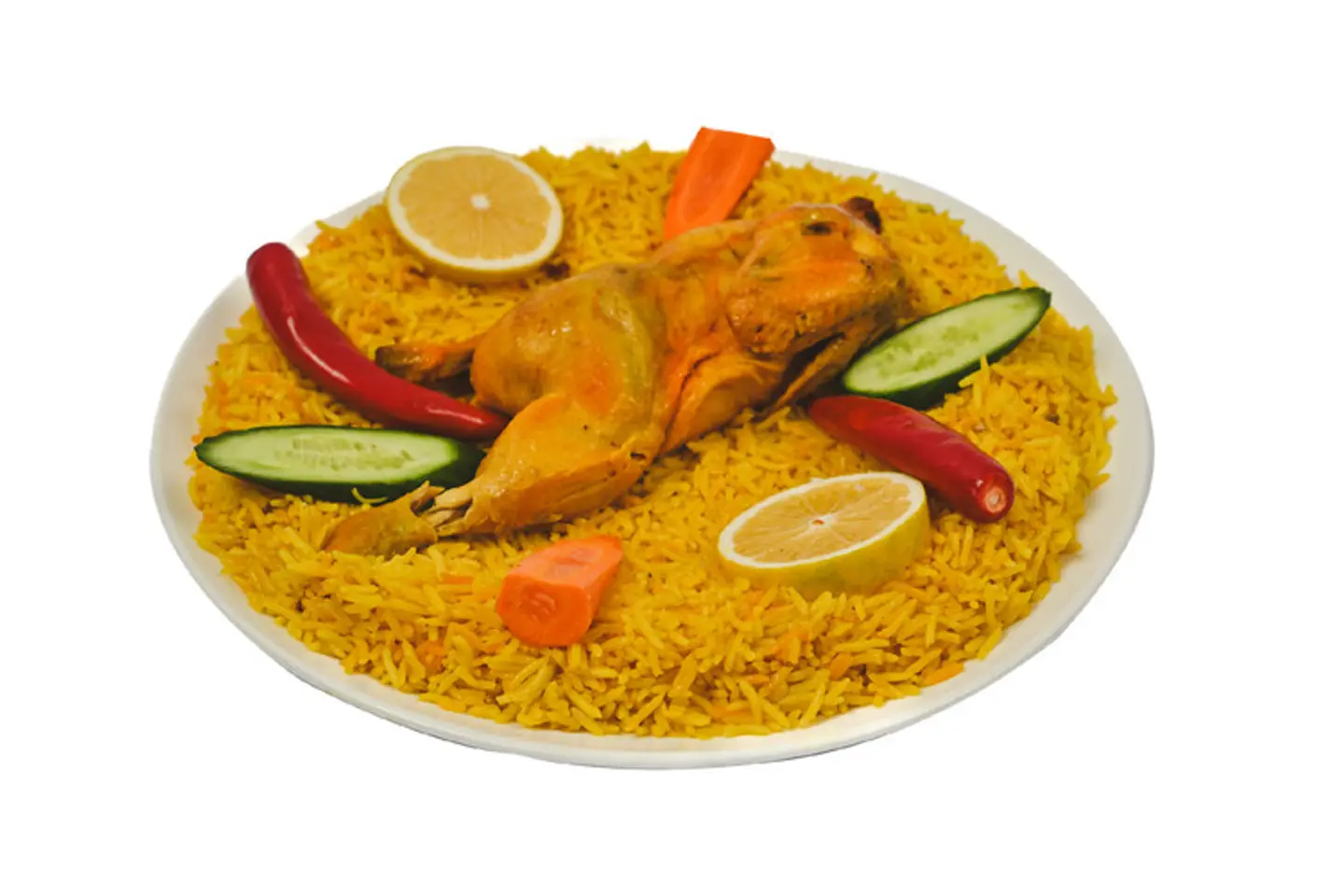 Half Mandi Chicken With Hadhrami Rice