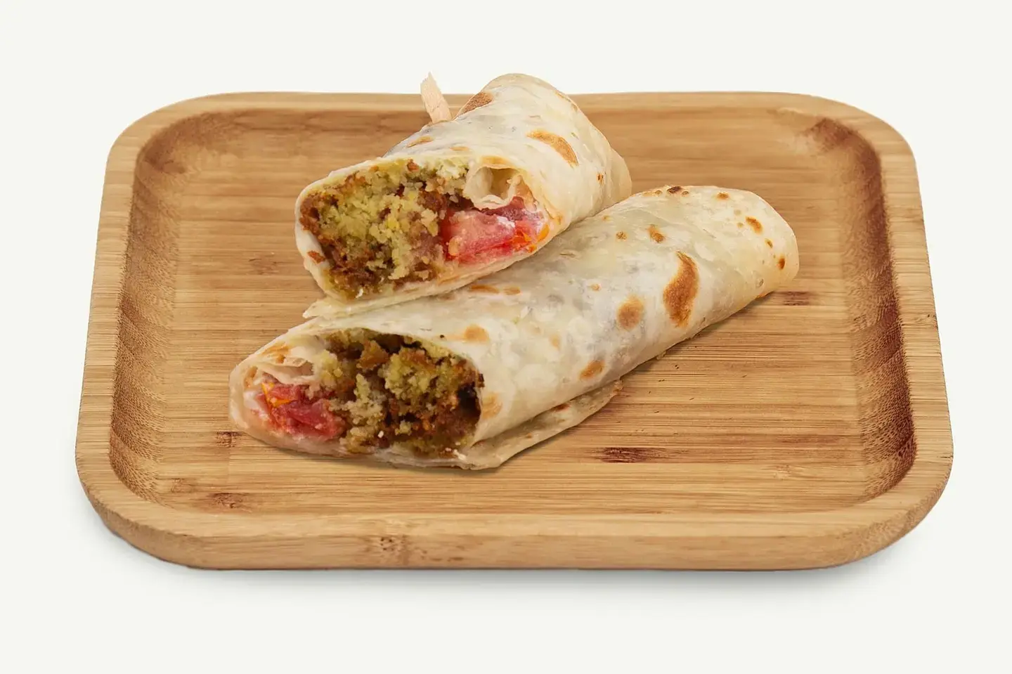 Falafel Saj Bread With Cheese