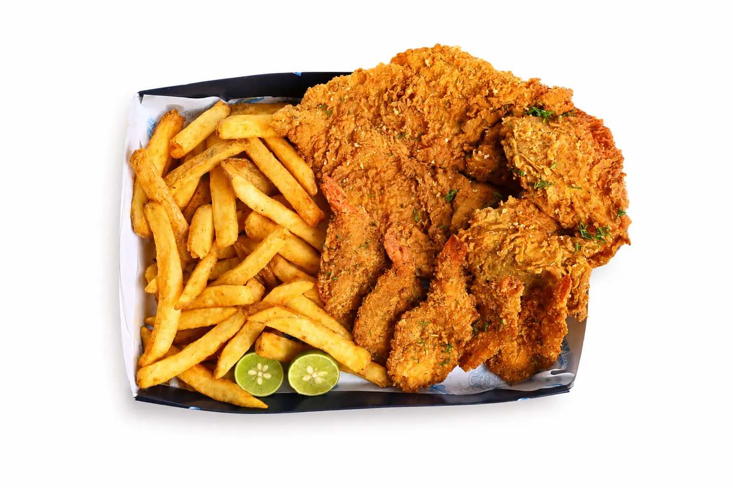 Mixed Meal Tilapia With Shrimp