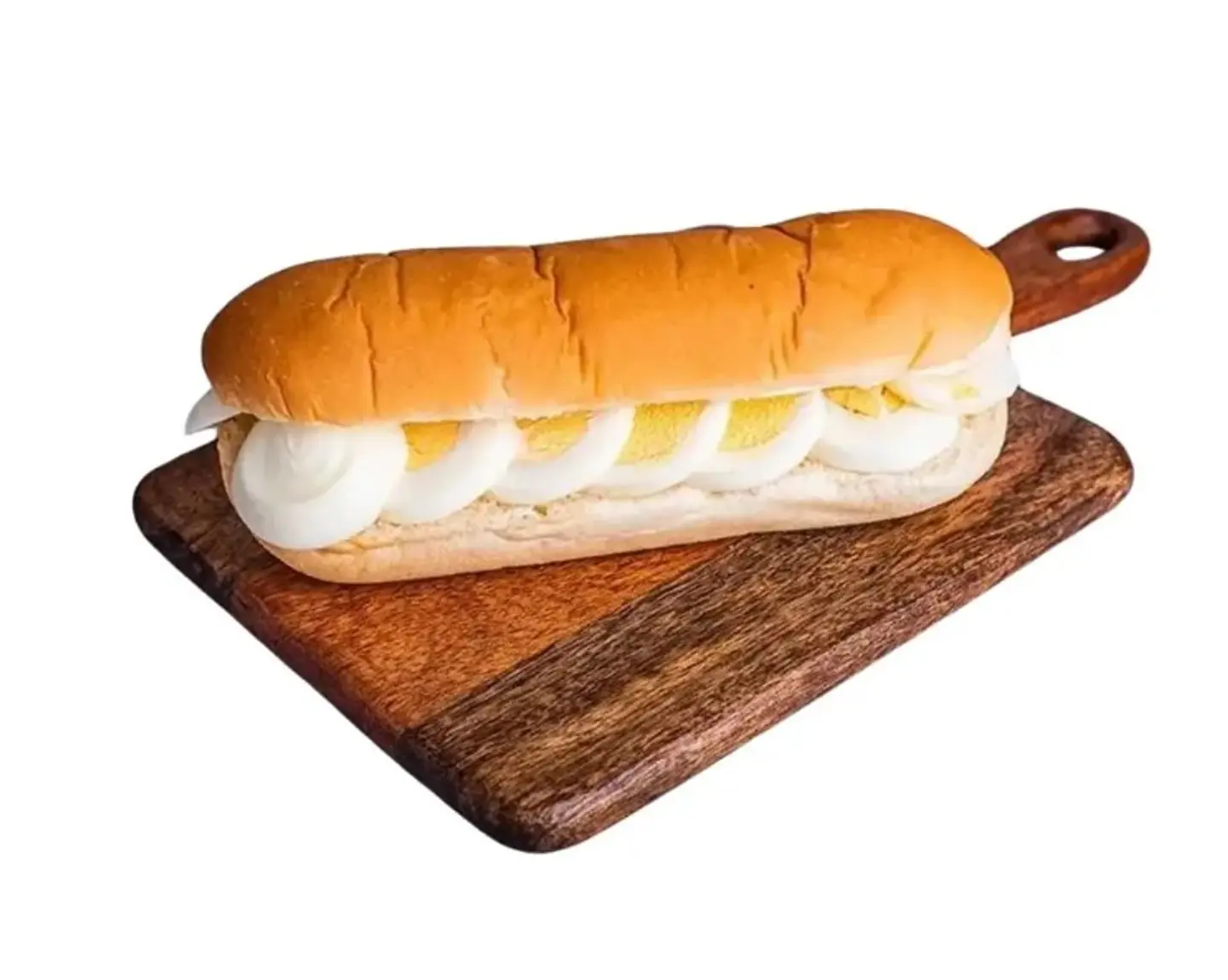 Boiled Egg With Cheese Sandwich