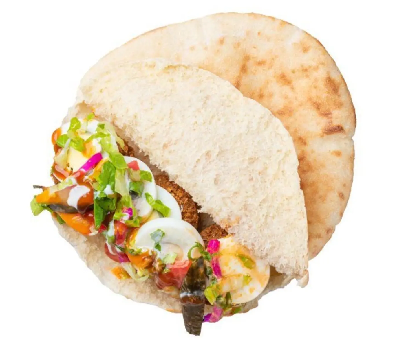 Falafel With Egg And Cheese