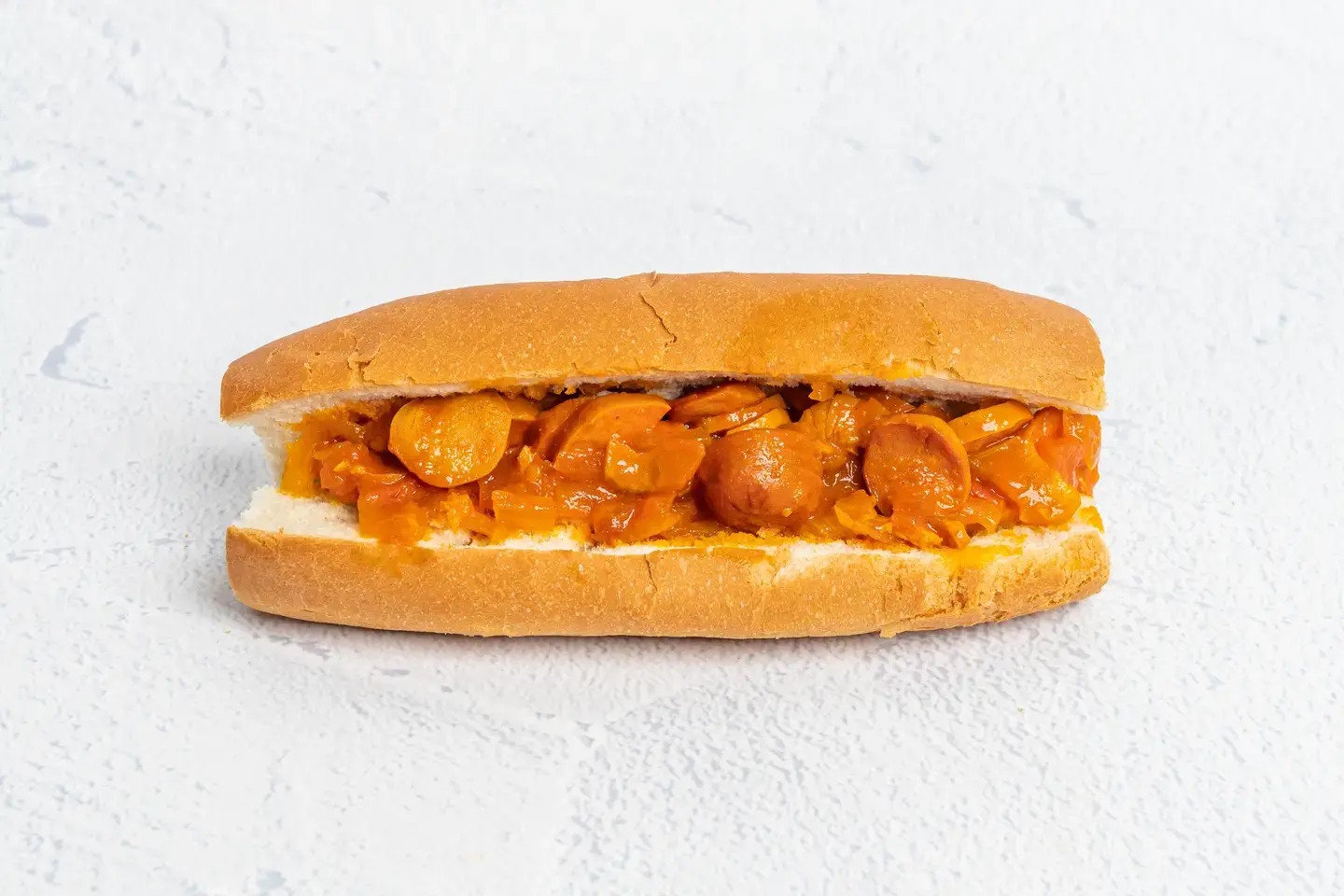 Plain Saj Sausage Samoli Sandwich