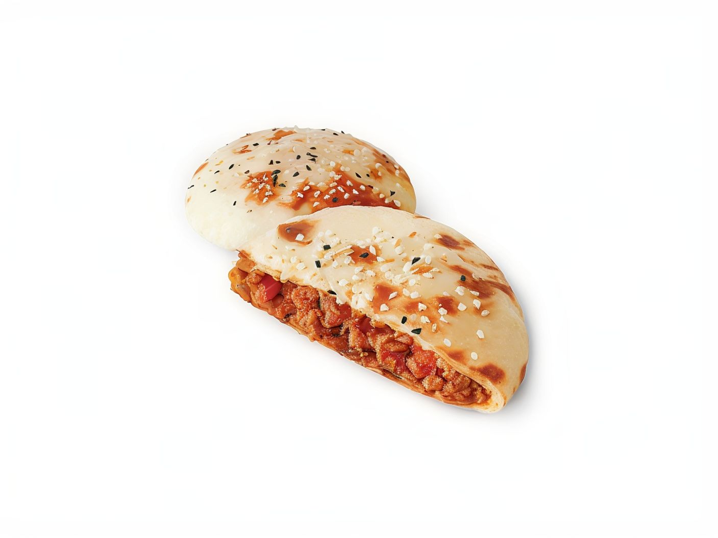 Plain Shakshouka Sandwich In Round Bread