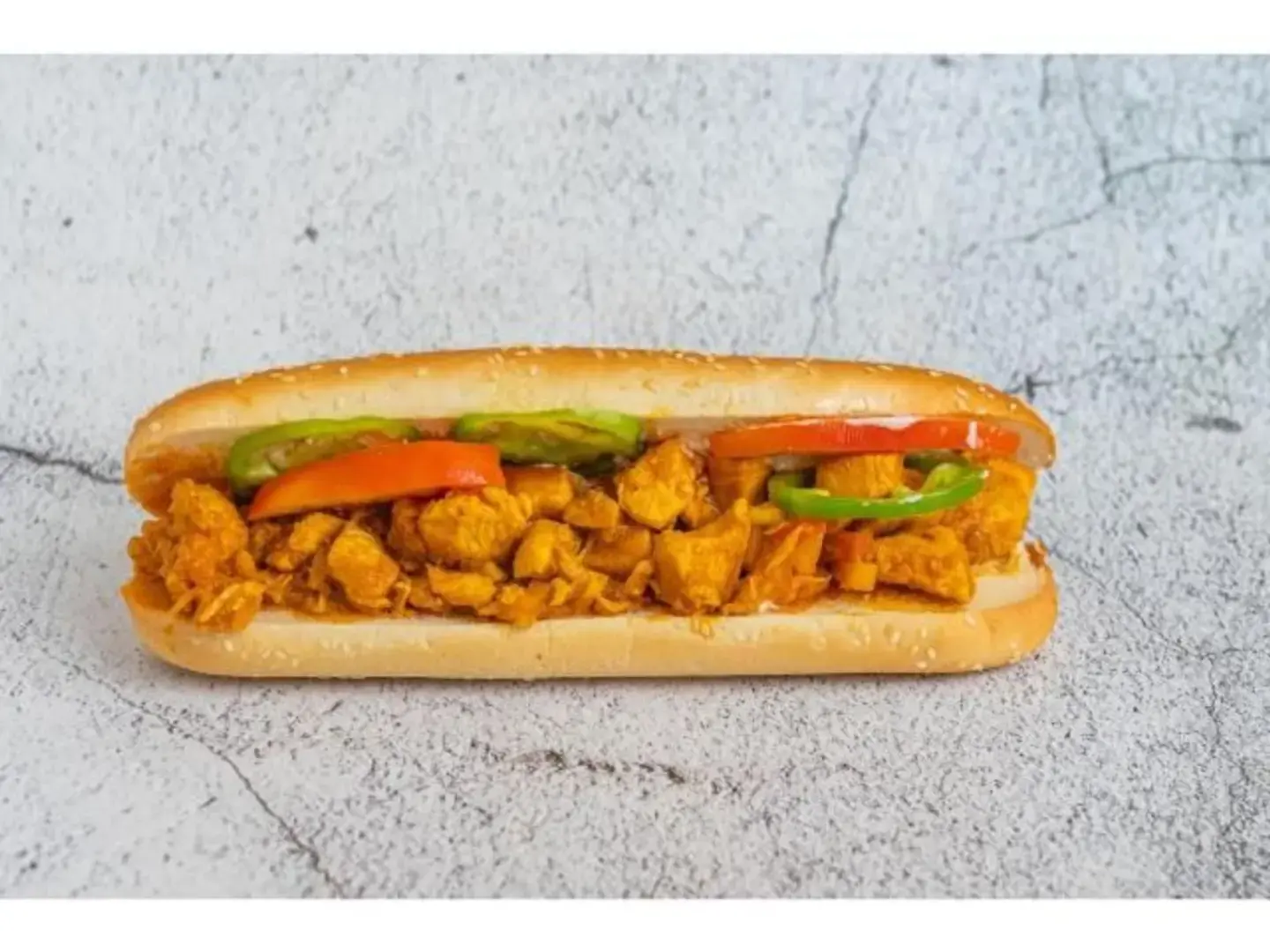 Plain Kudu Chicken Samoli Sandwich