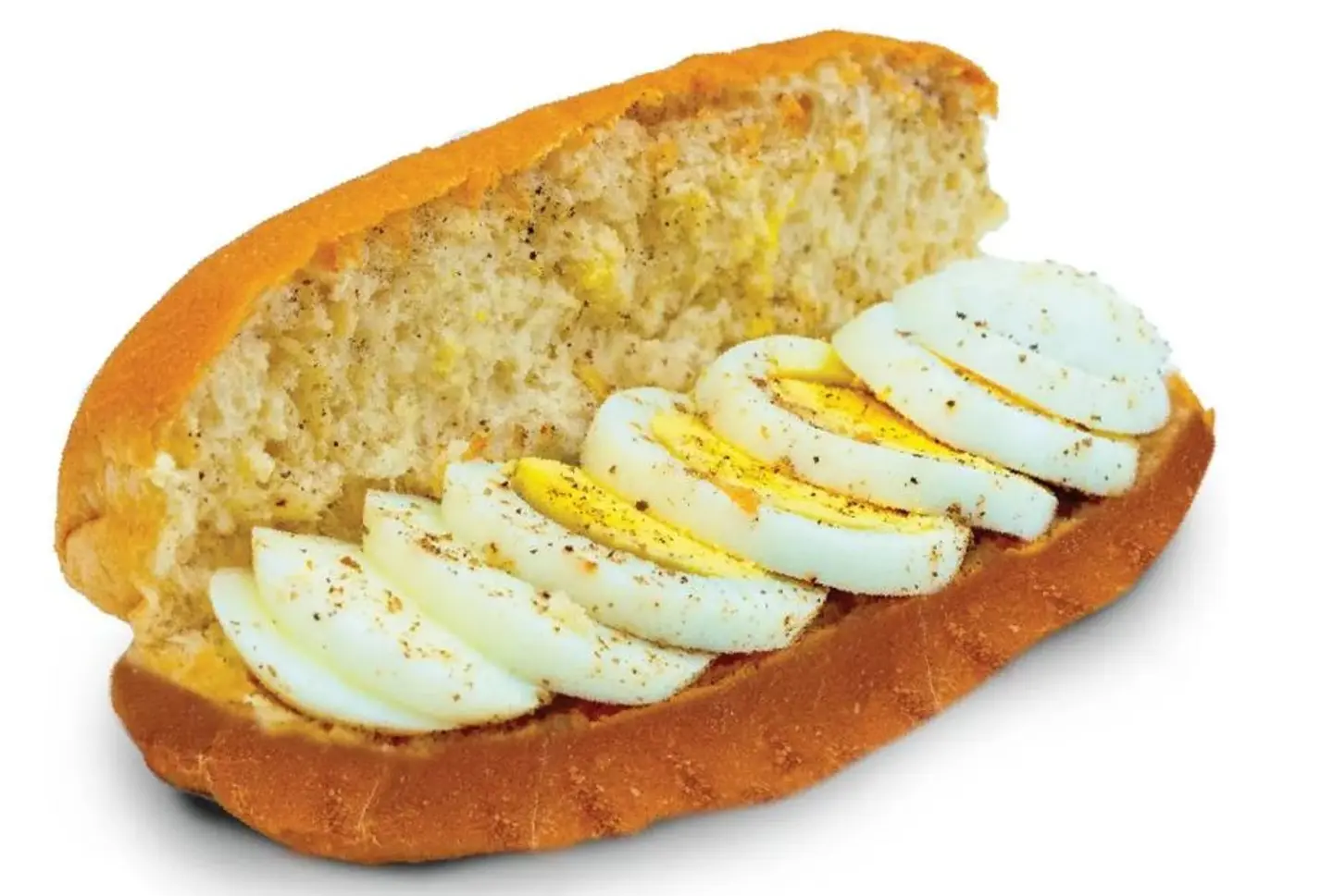 Boiled Egg Samoli Sandwich With Cheese