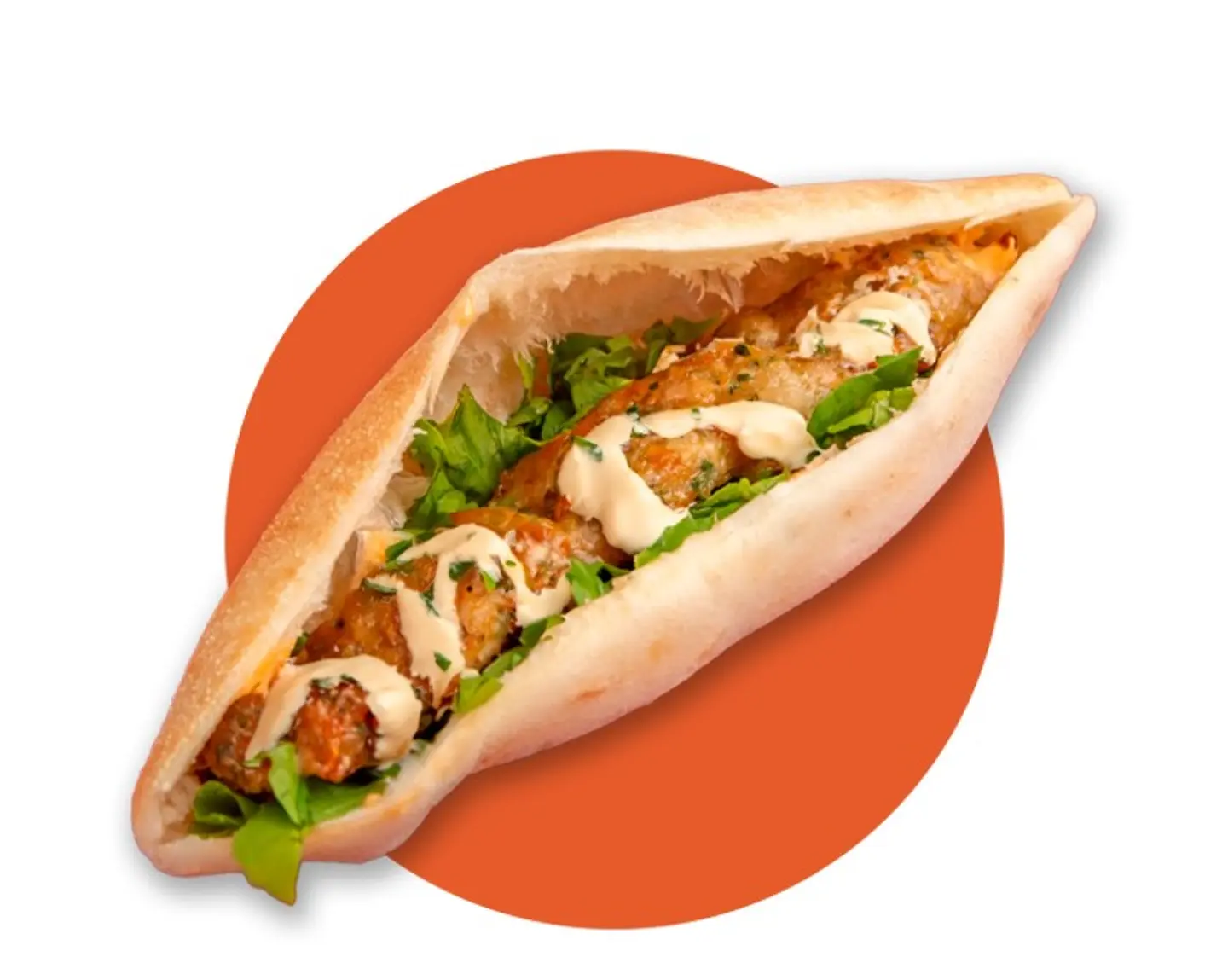Plain Kudu Chicken Sandwich In Round Bread