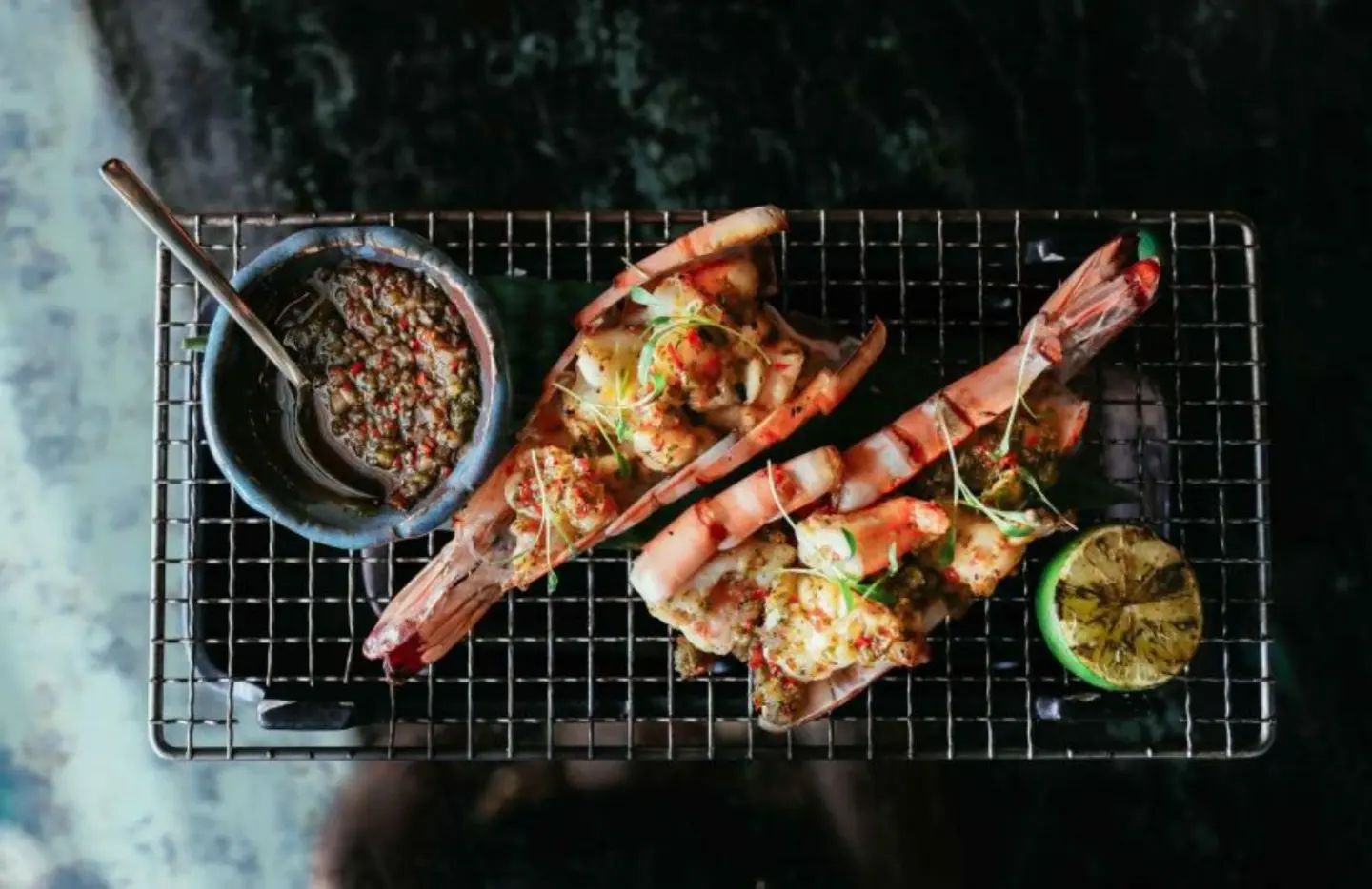 Grilled Tiger Prawns
