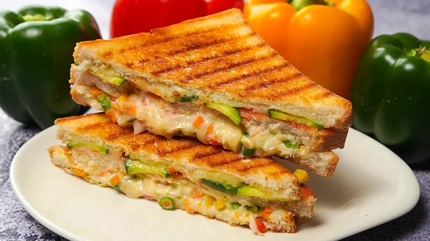 Veg Toast Sandwich