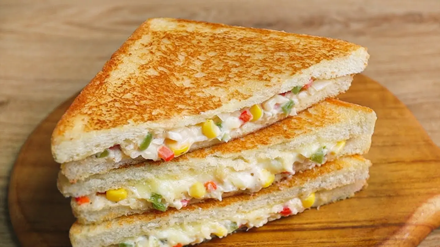 Veg Cheese Sandwich Plain