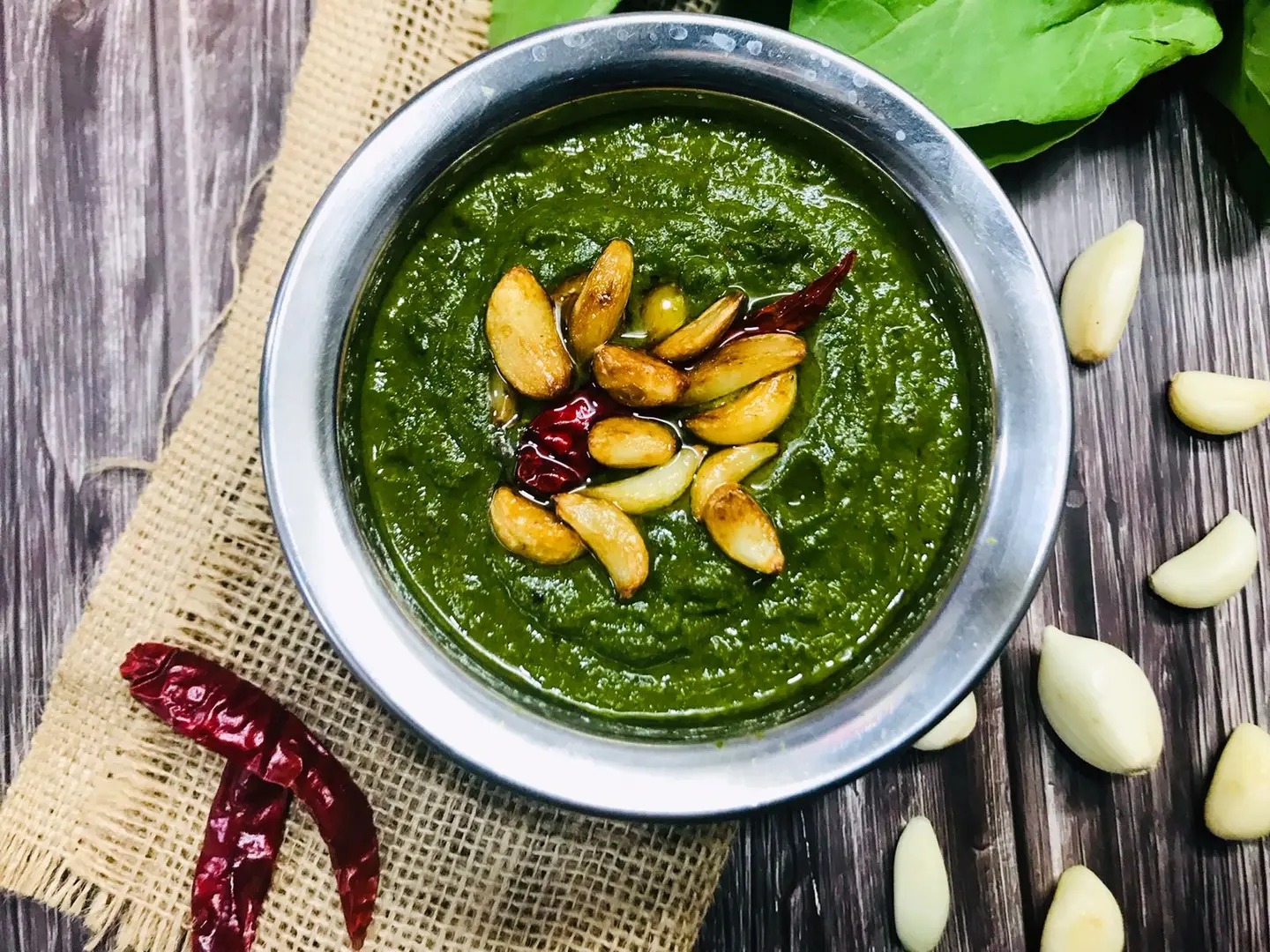 Lasooni Palak Paneer