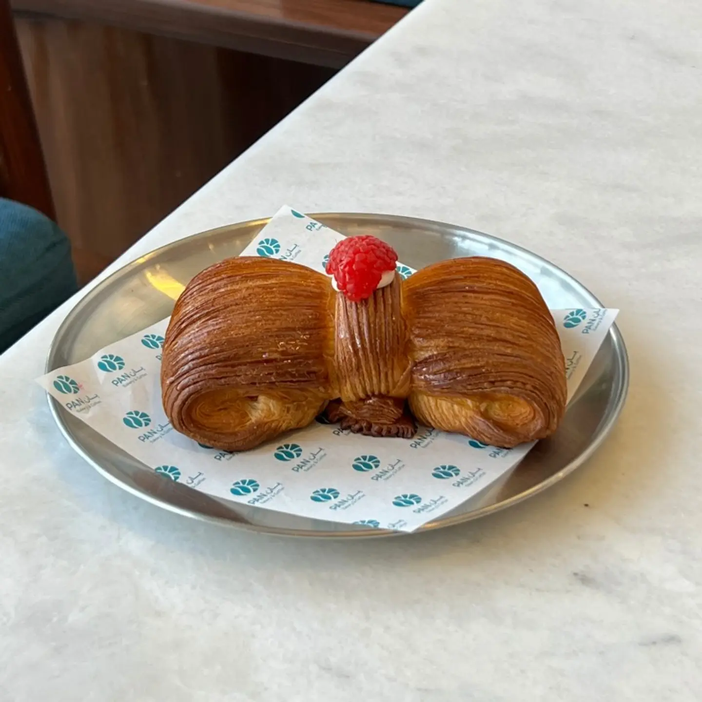Strawberry Bow Croissant