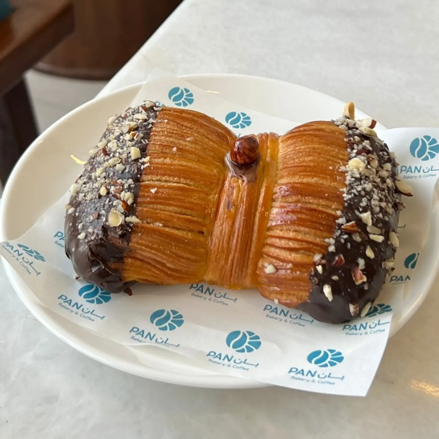 Chocolate Bow Croissant