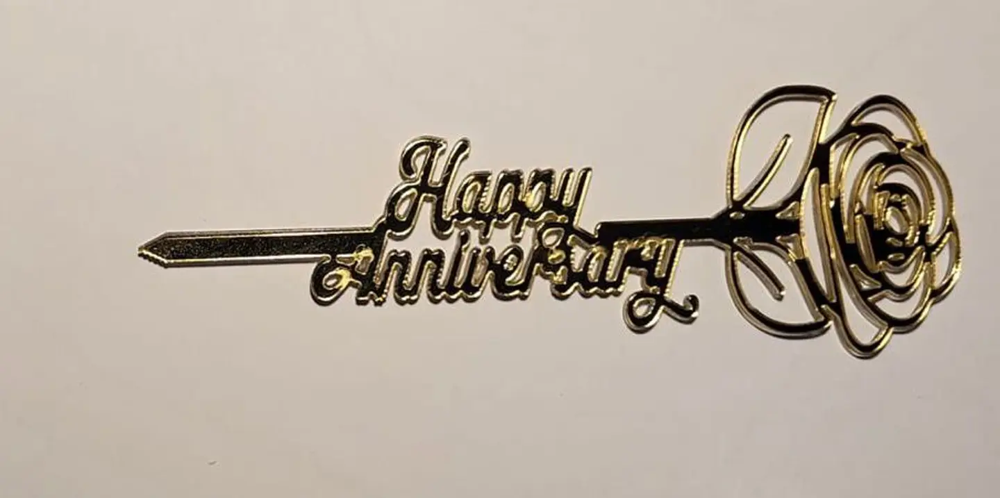 Happy Anniversary Topper