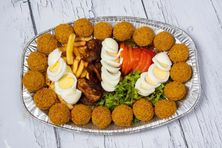 صحن فلافل مشكل