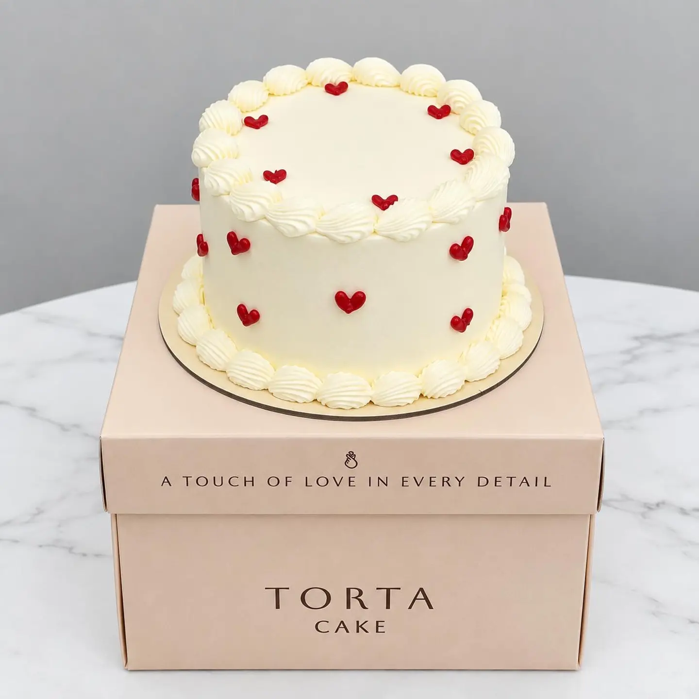Red Heart Cake - Small