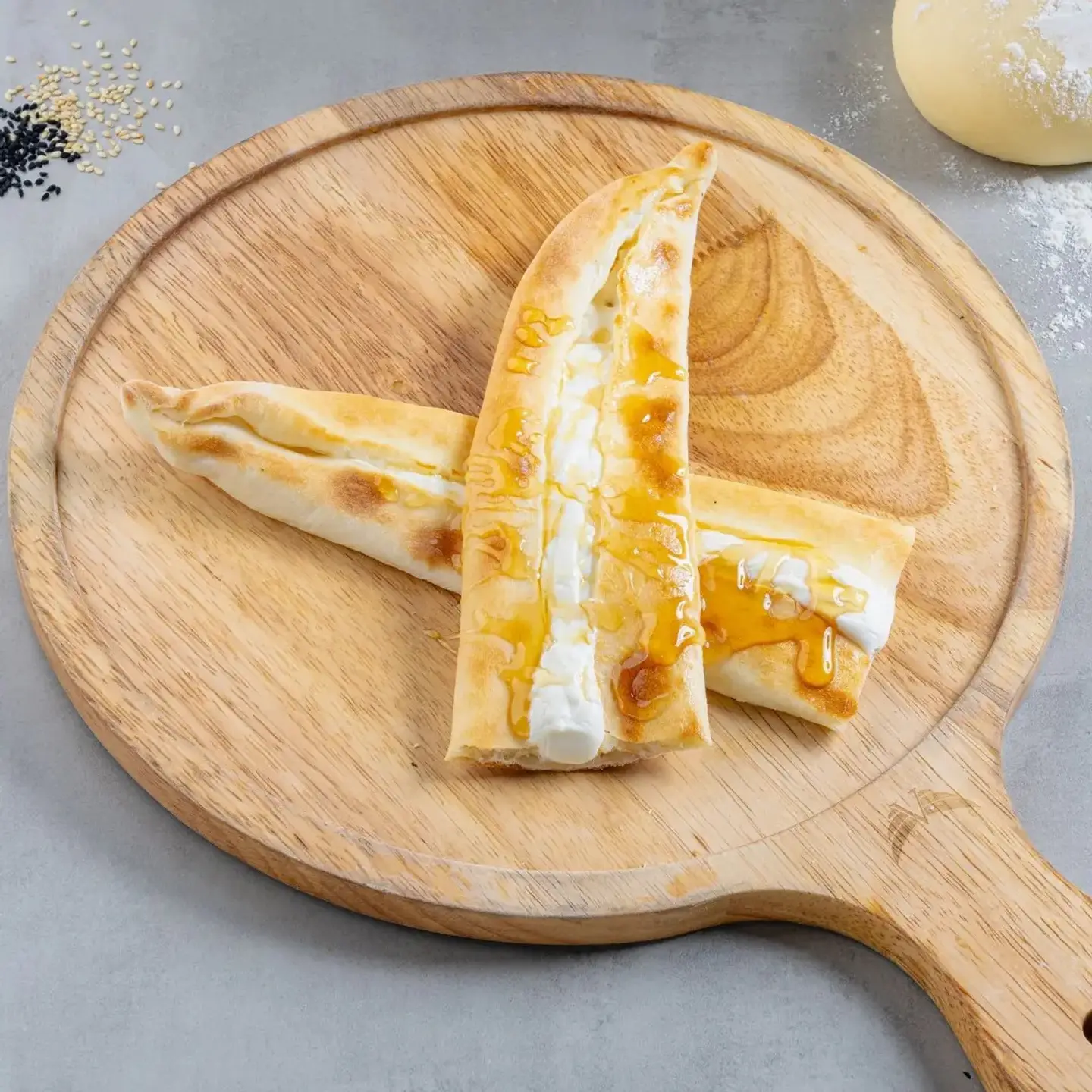 Labneh Manageesh With Honey