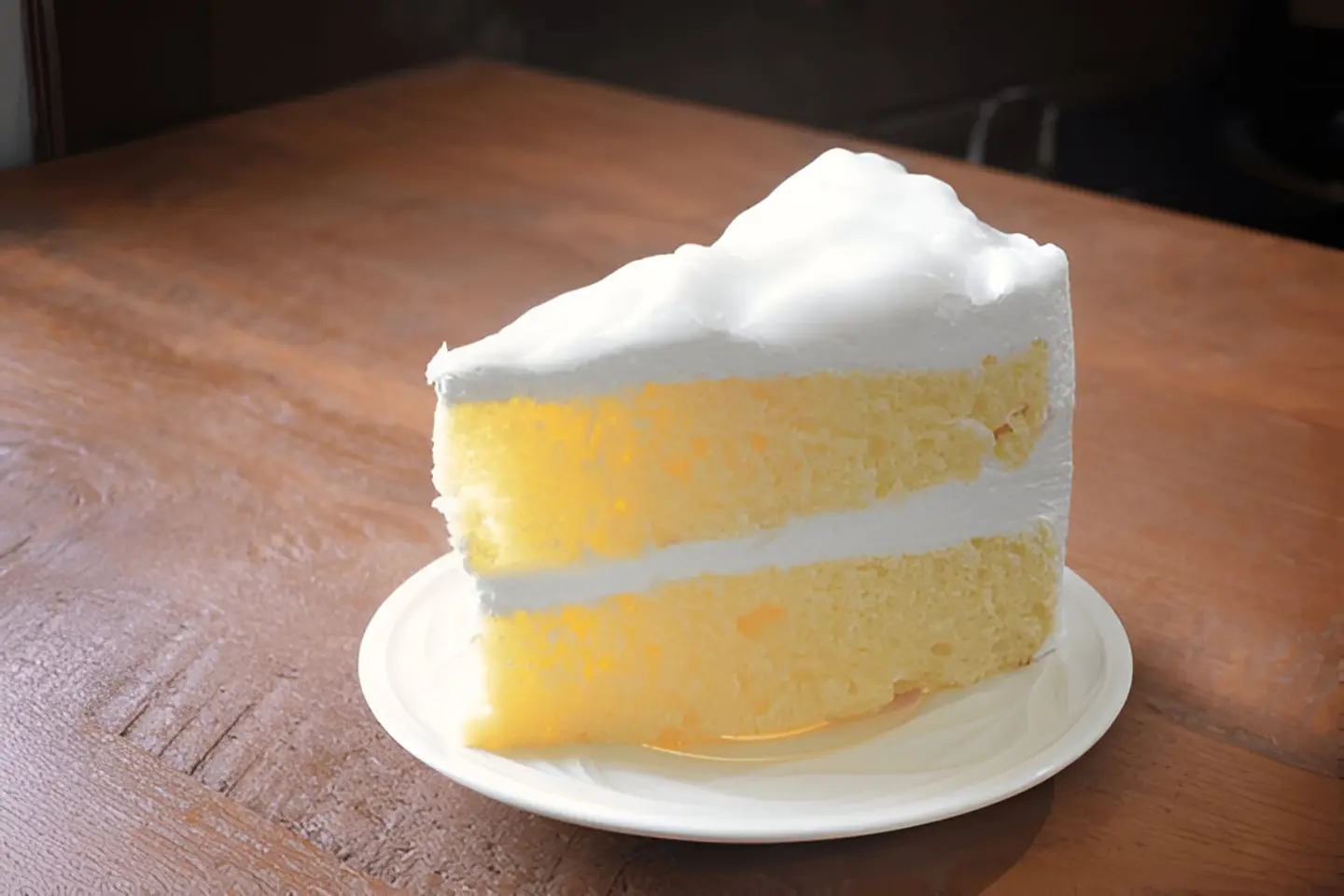 Classic Vanilla Cake - For One Person