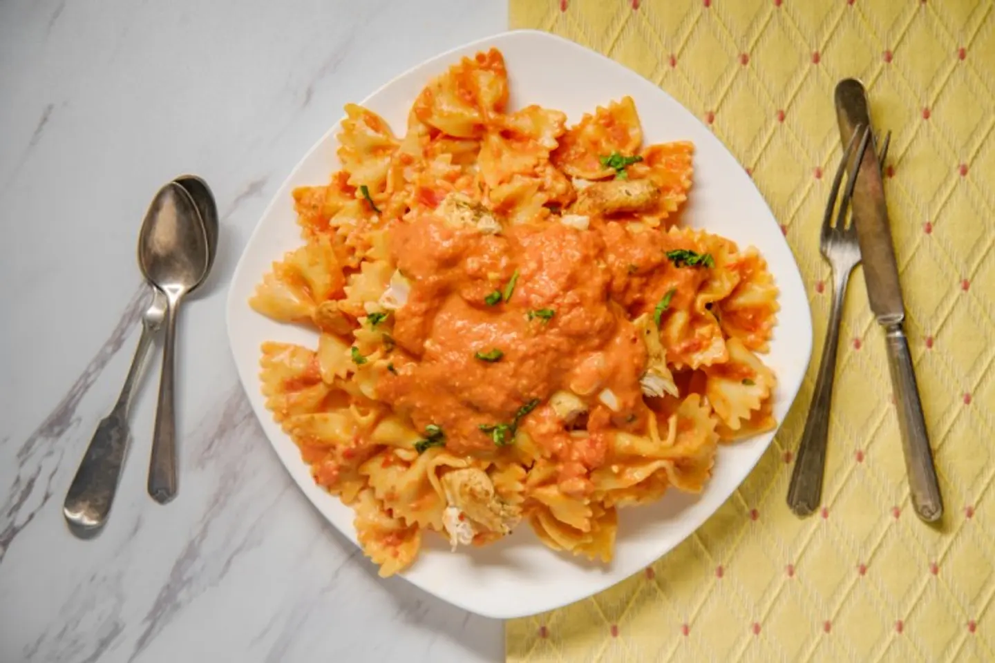 Pink Sauce Pasta