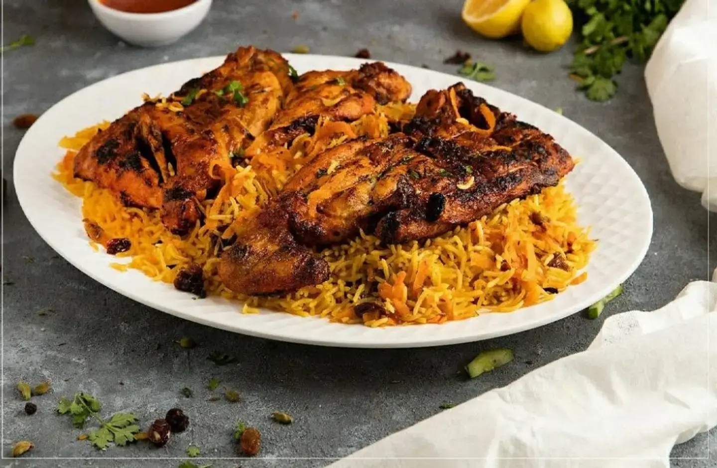 دجاج على الفحم