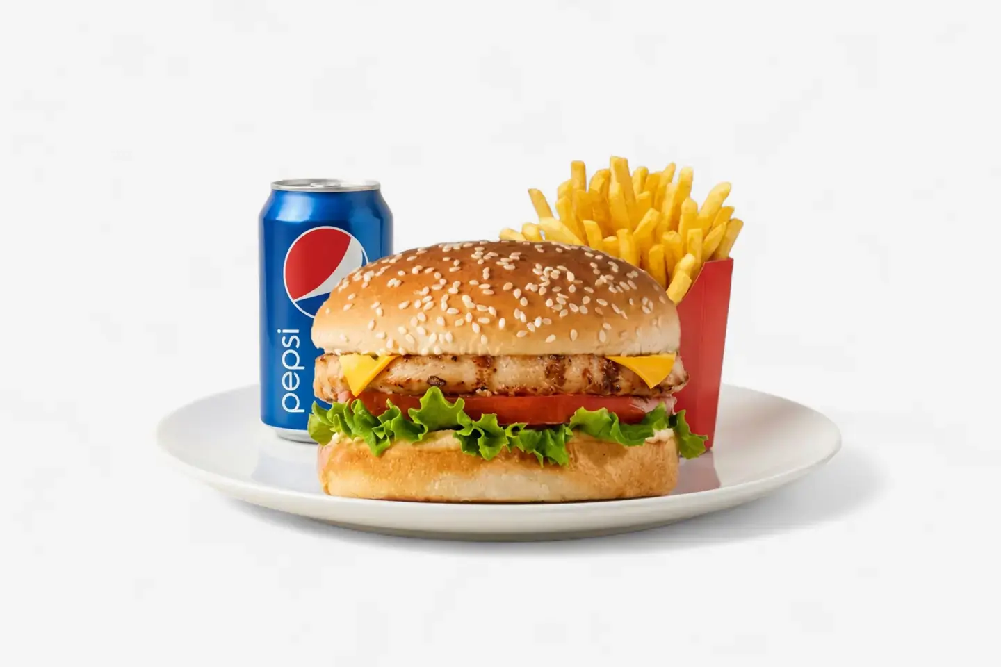 Arabic Grilled Chicken Burger - Regular
