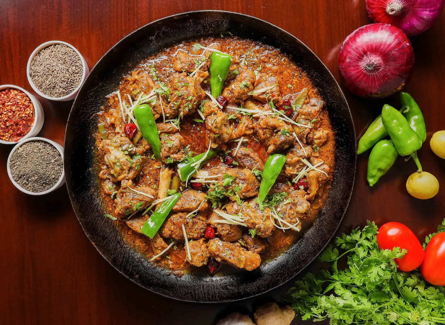 Mutton Butt Karahi - Half