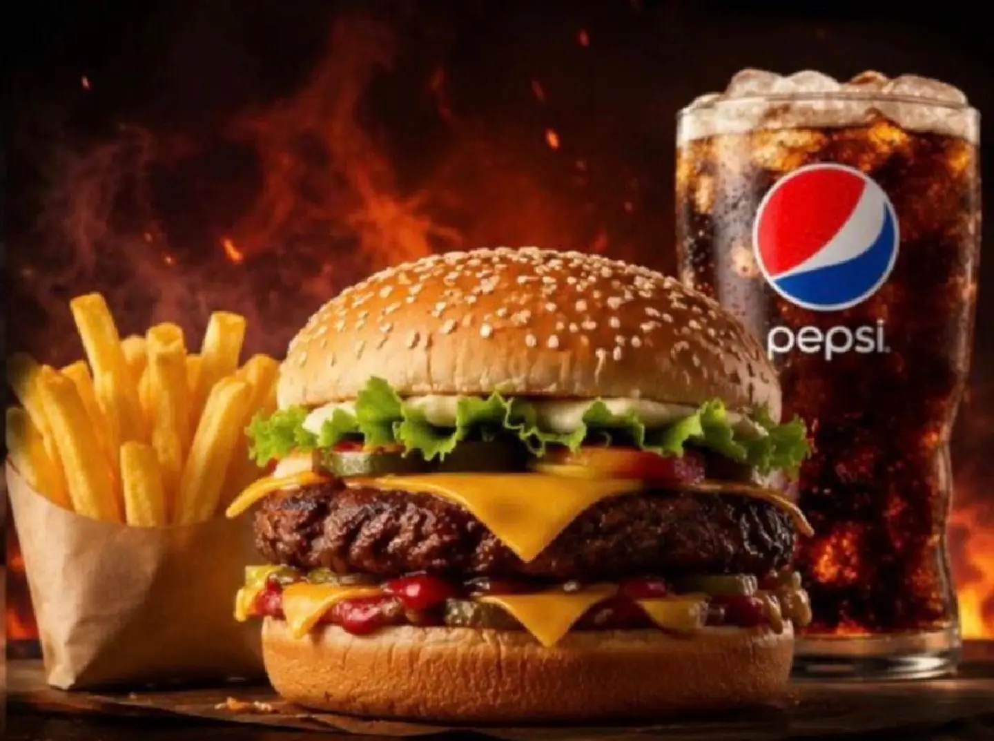 Beef Burger Meal