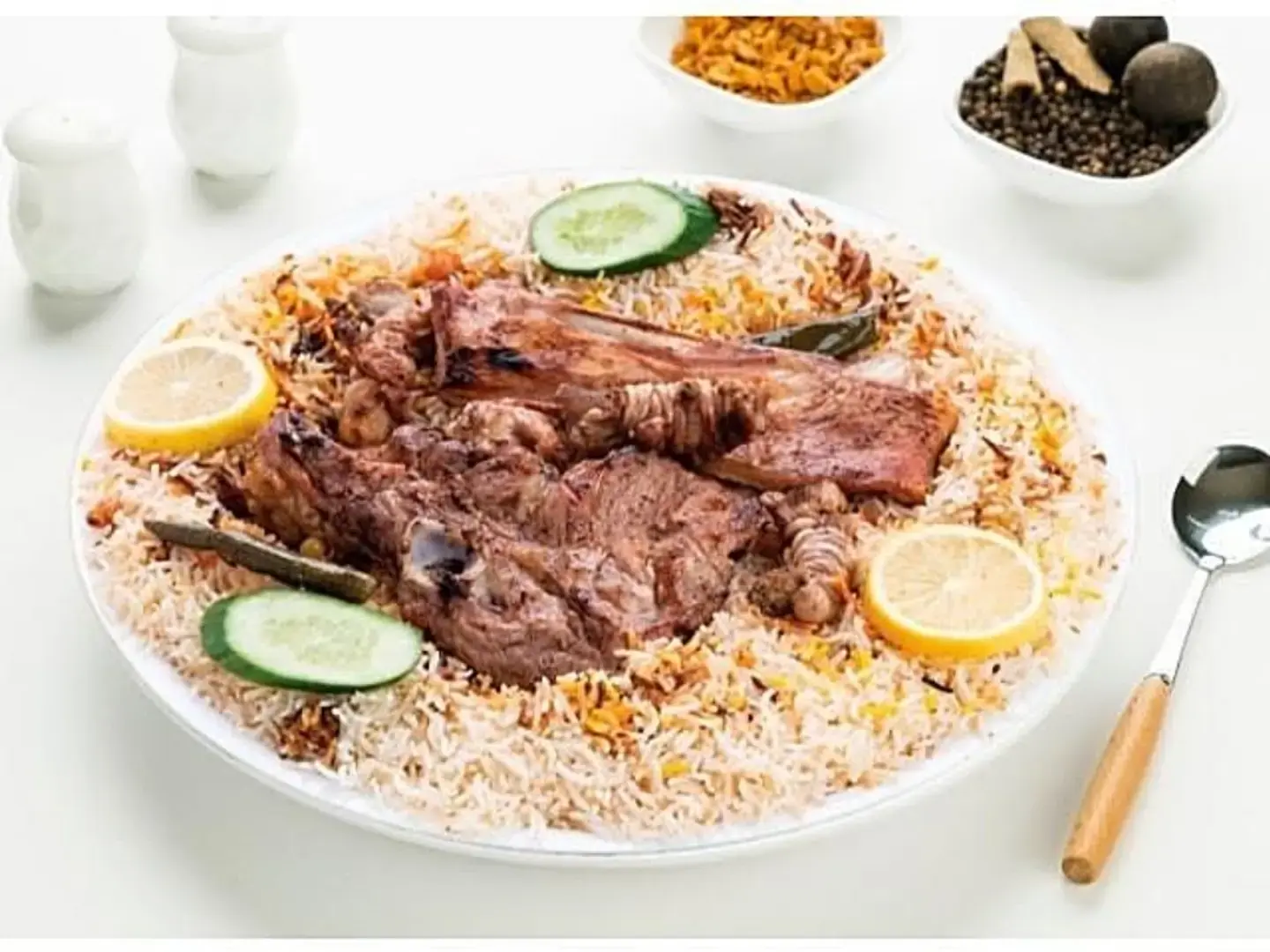 Quarter Mandi Goat With Rice