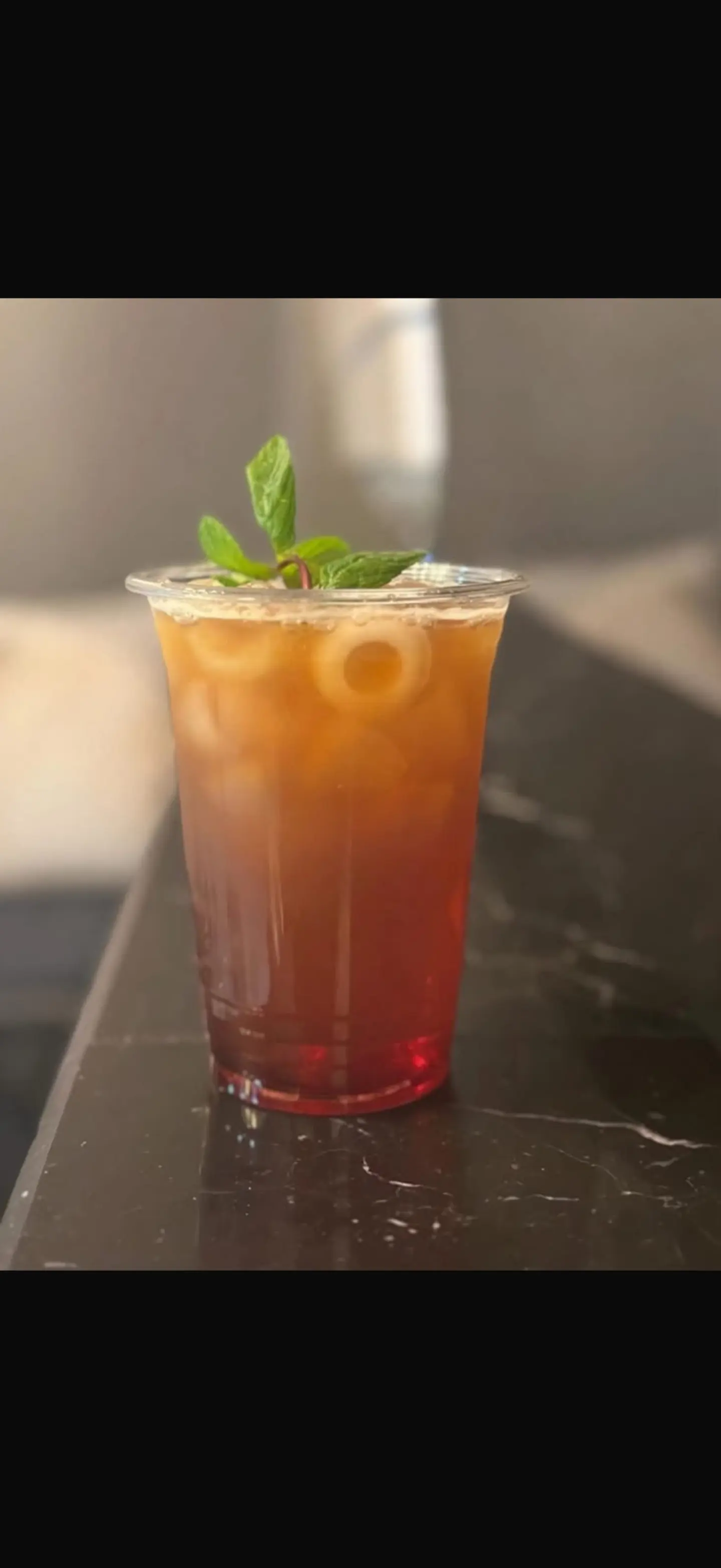 Iced Tea Peach Mojito