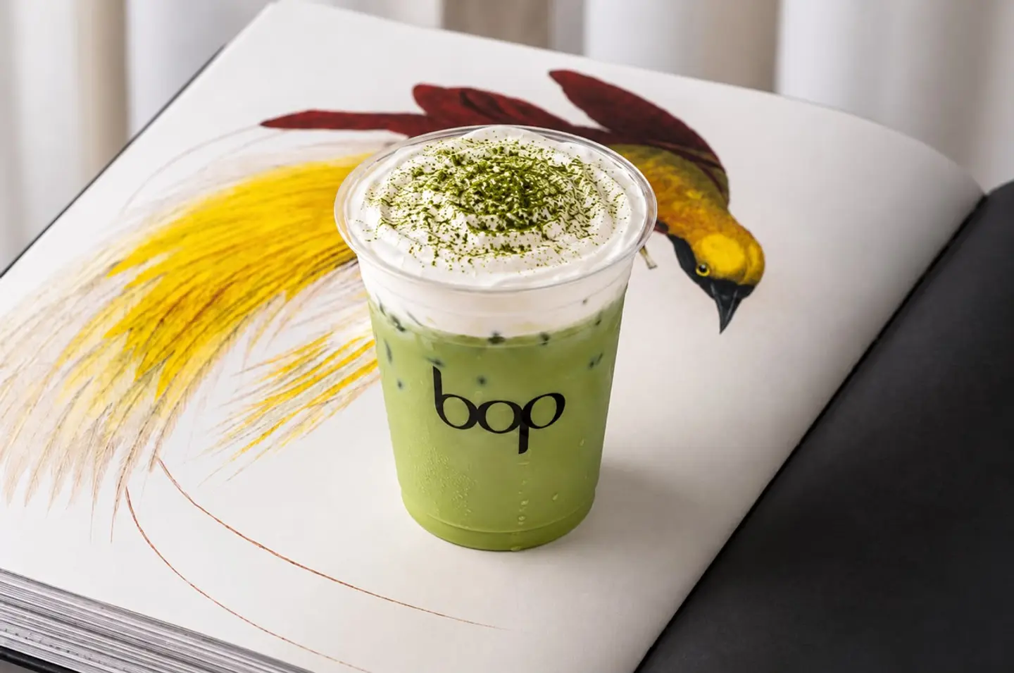 Iced Matcha With Cream
