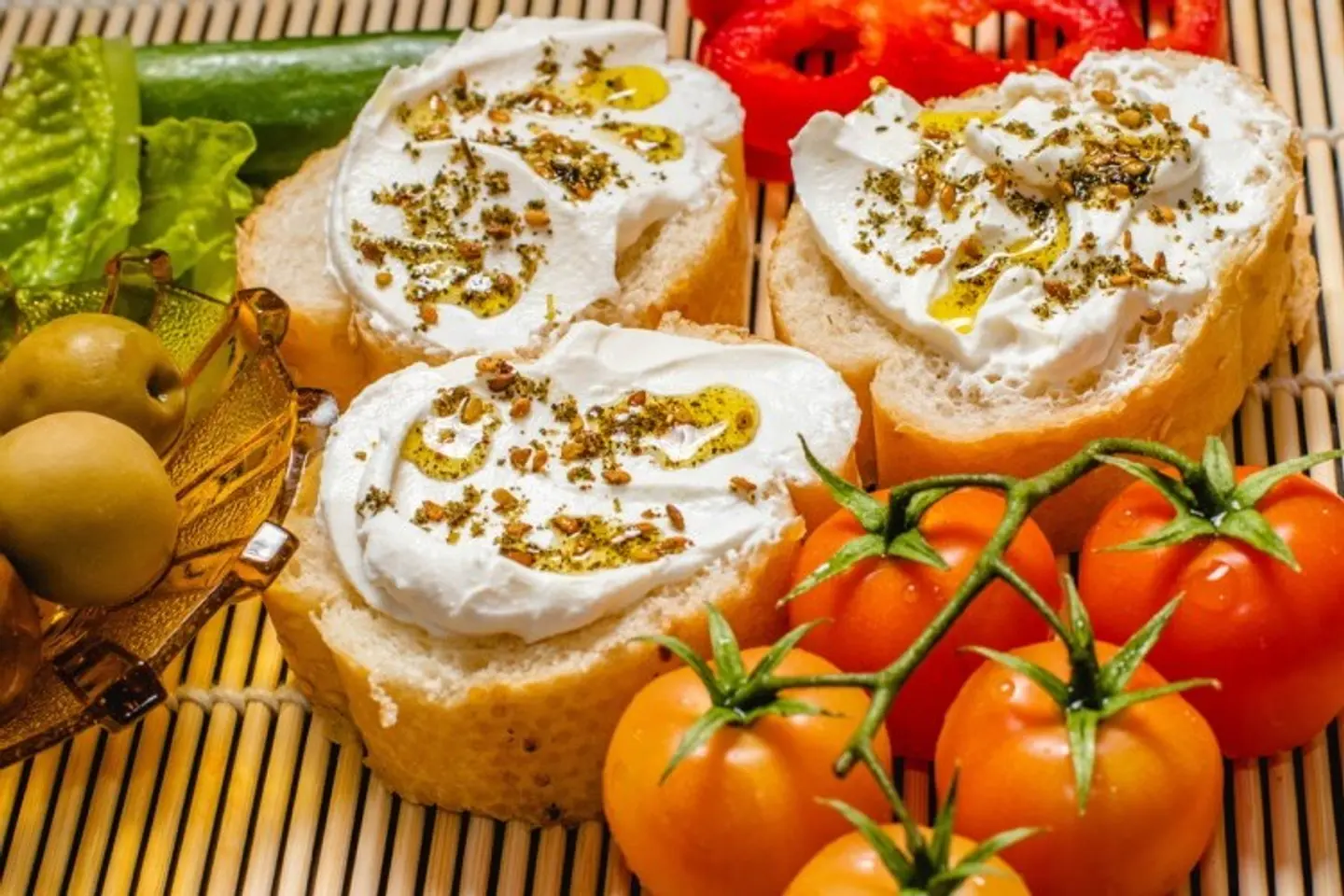 Thyme With Labneh Sandwich