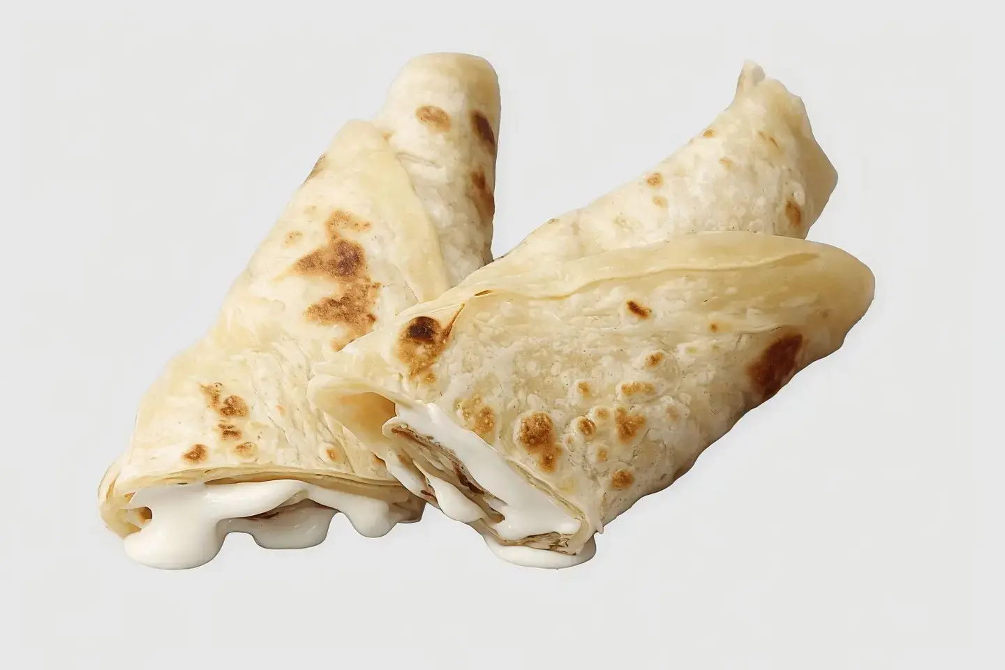 White Cheese With Halawa Tahiniah Chapati
