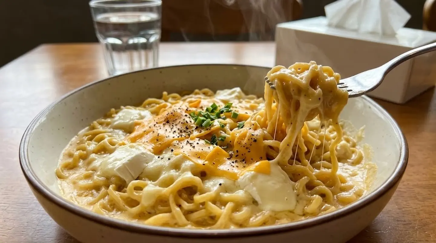 Indomie With Assorted Cheese