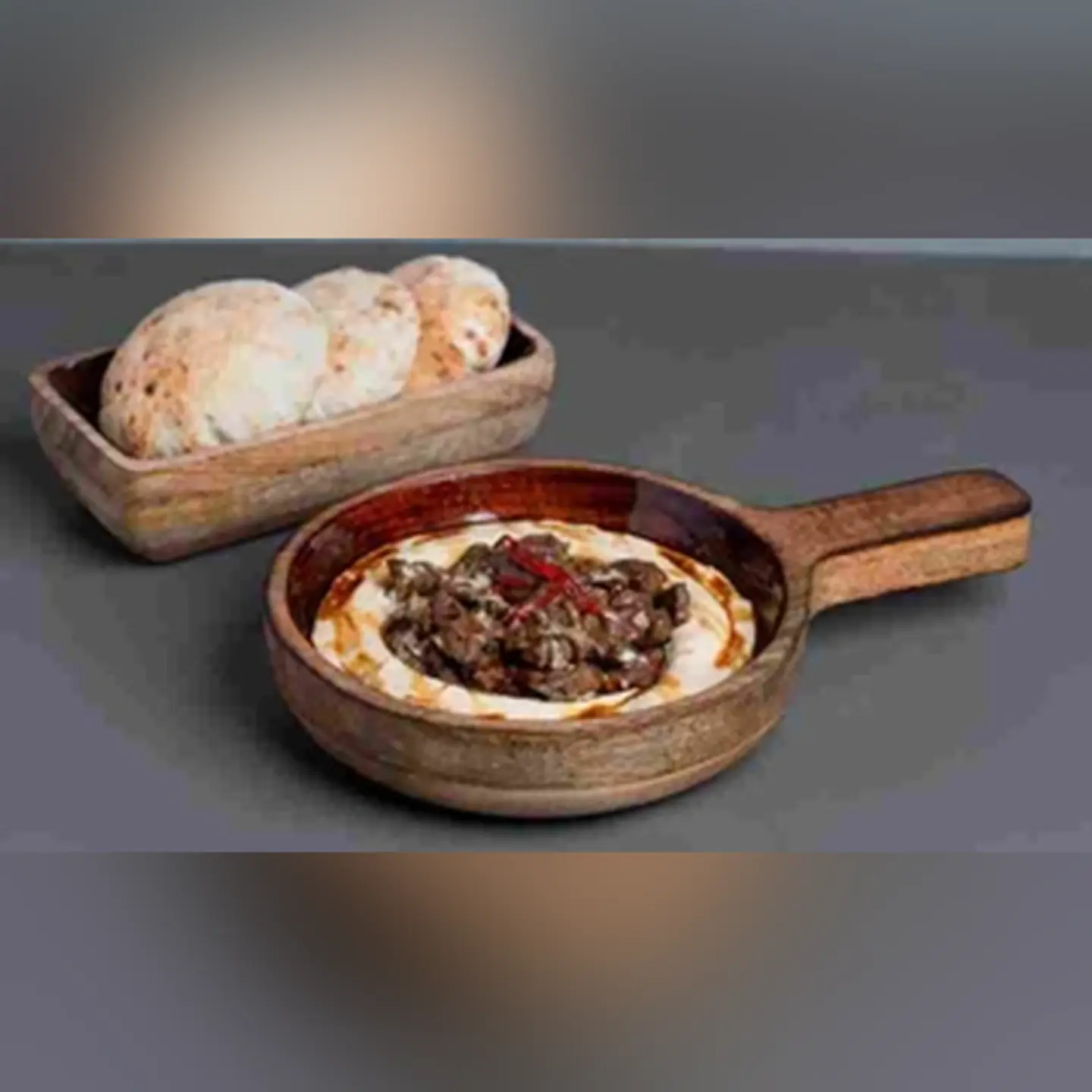 Our Liver With Hummus