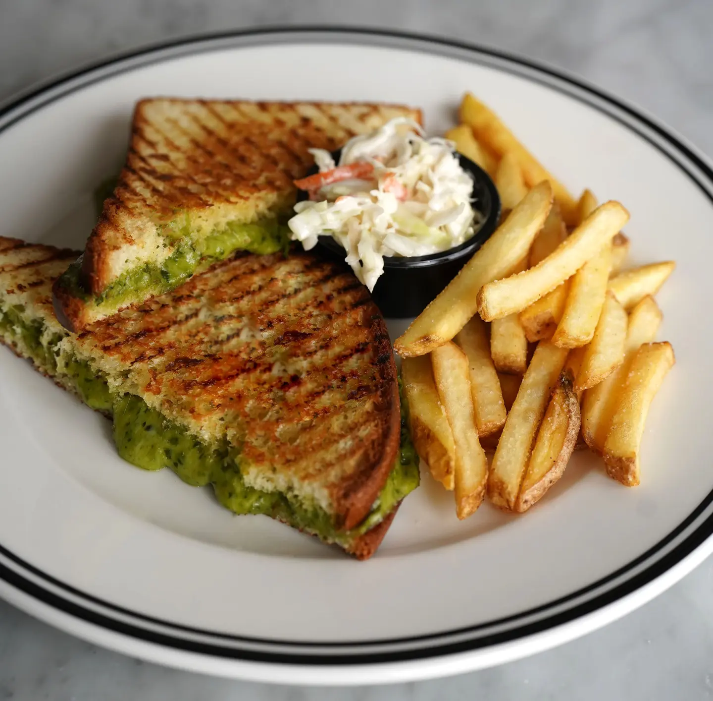 Pesto Cheese Sandwich