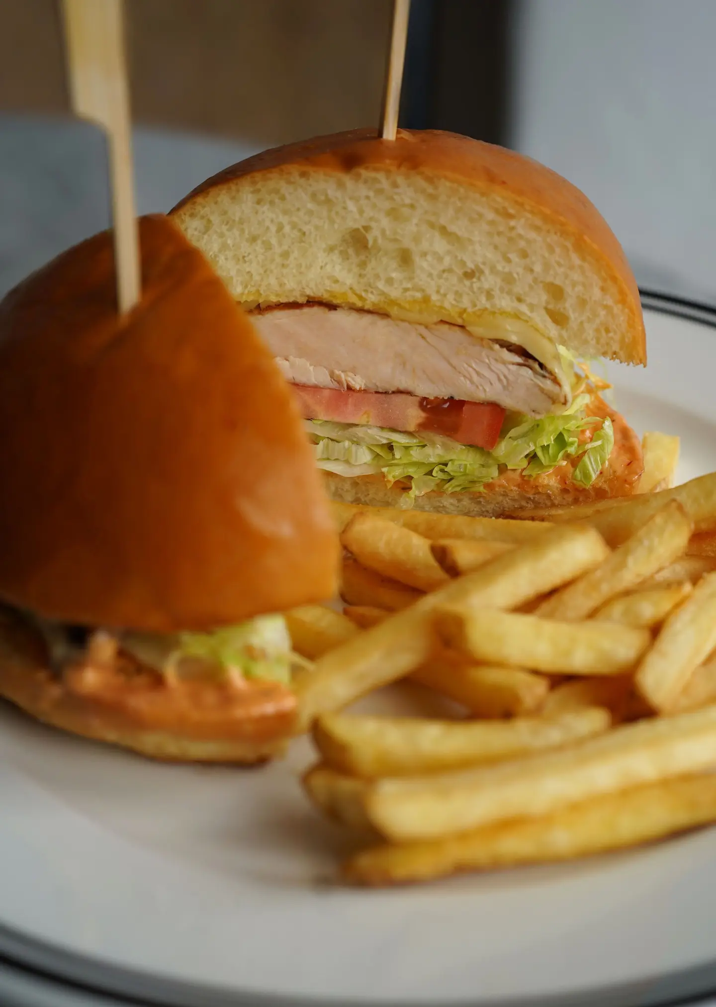 Spicy Grilled Chicken Burger