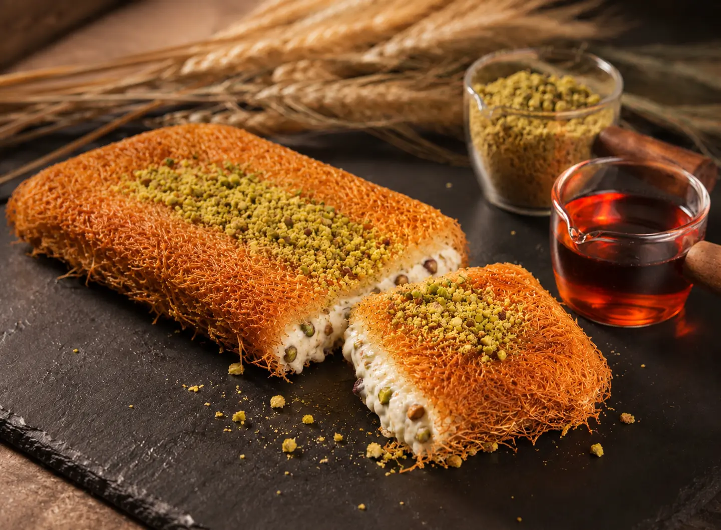 Cream Nuts Knafeh - Small