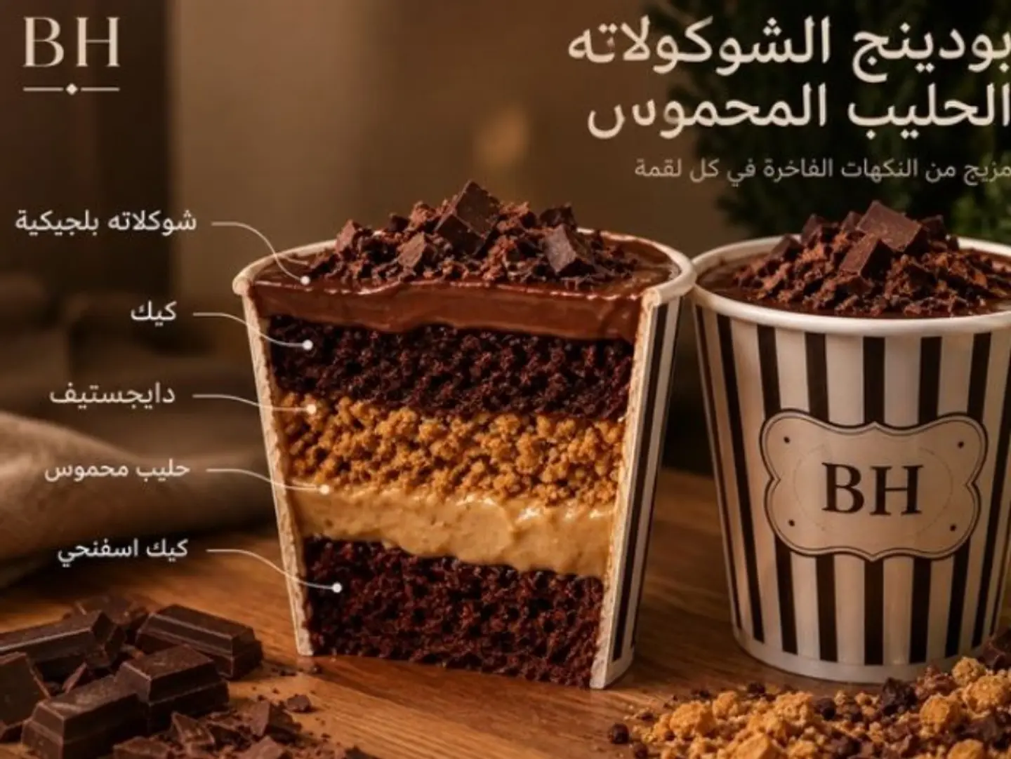 Chocolate Pudding With Toasted Milk Small