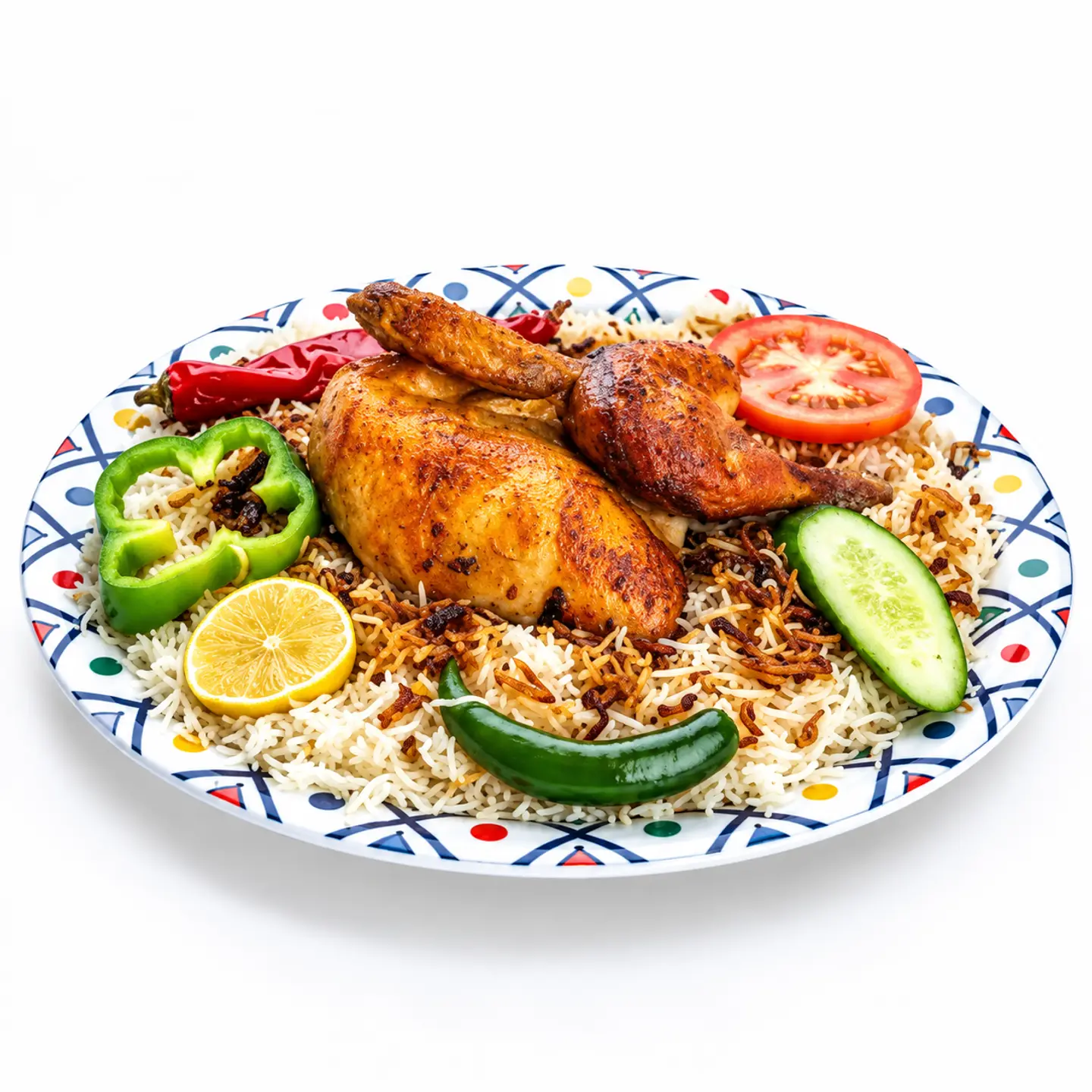 Half A Chicken Grilled - Peshawari Rice