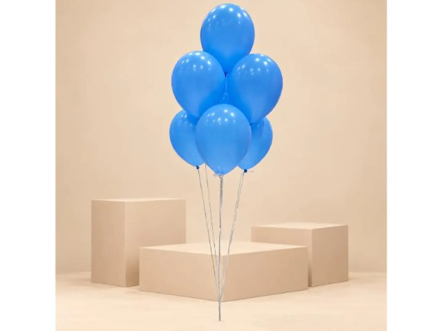 Sky Blue Helium Balloon Bouquet
