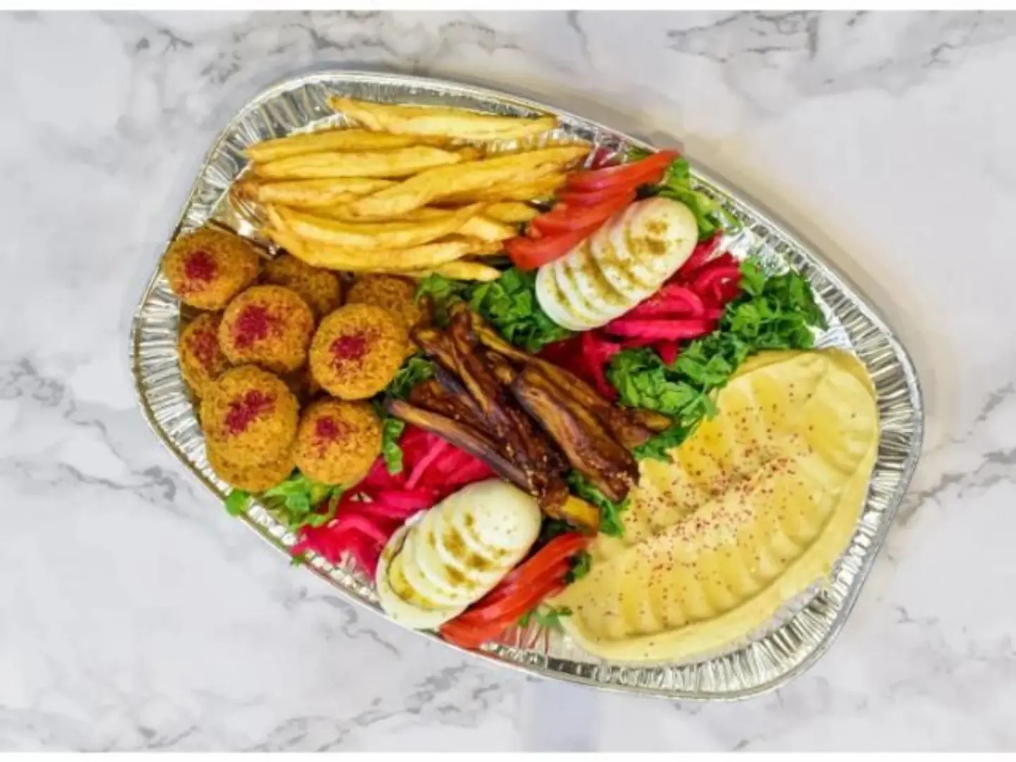 Stuffed Falafel Plate