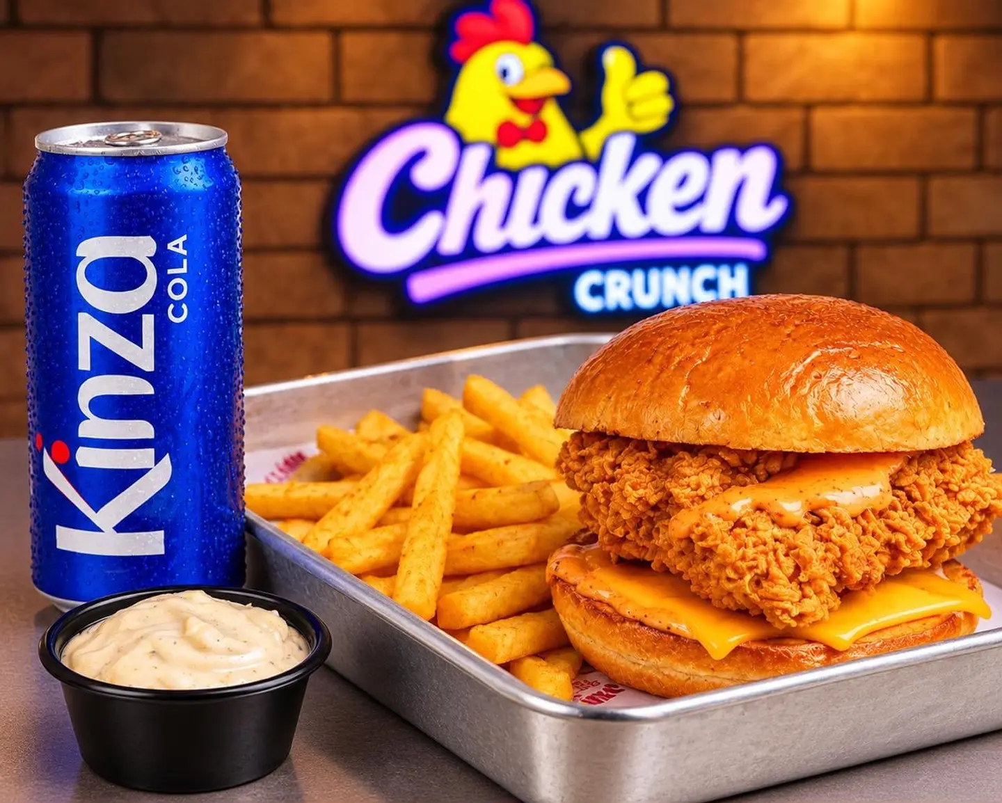 Crispy Burger Meal